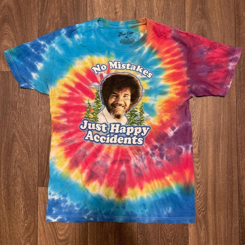 Other Bob Ross tie-dye vtg tee Message for any questions! Size US M / EU 48-50 / 2 - 1 Thumbnail