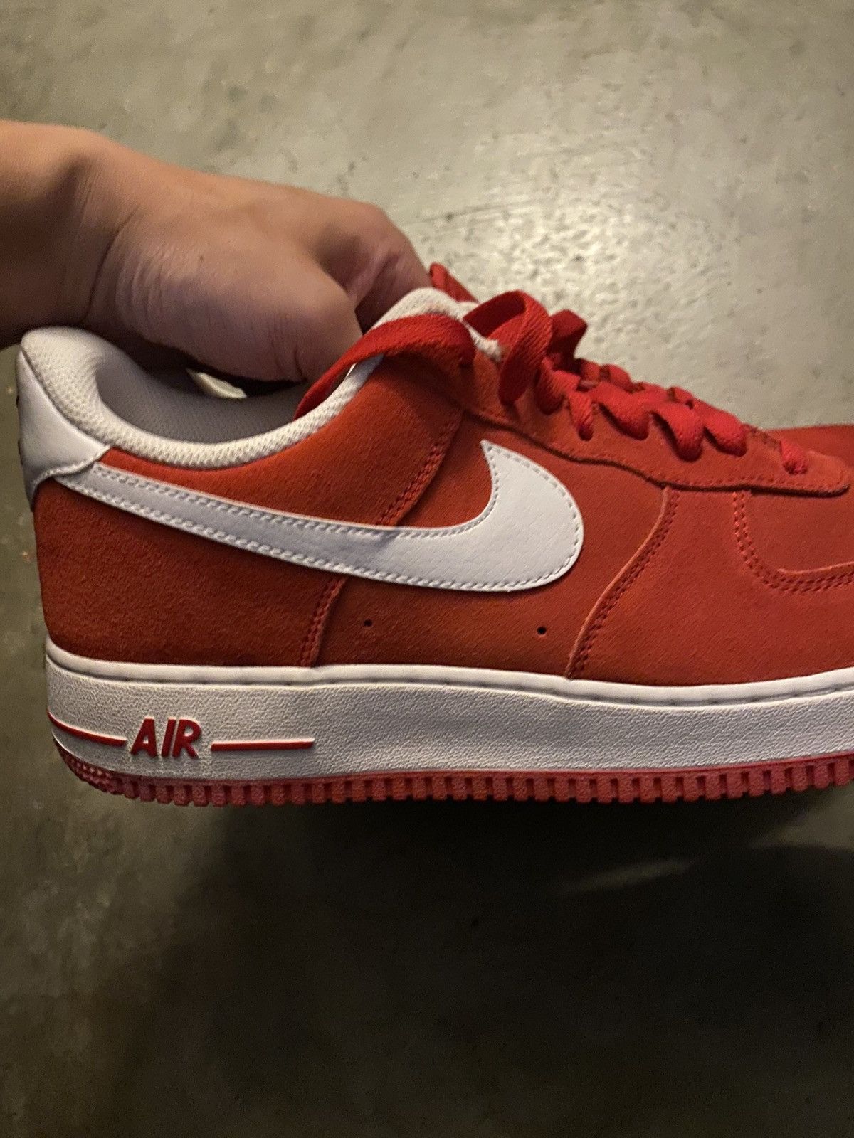 Nike Nike Air Force 1 Red Color of the Month Size US 11.5 / EU 44-45 - 1 Thumbnail