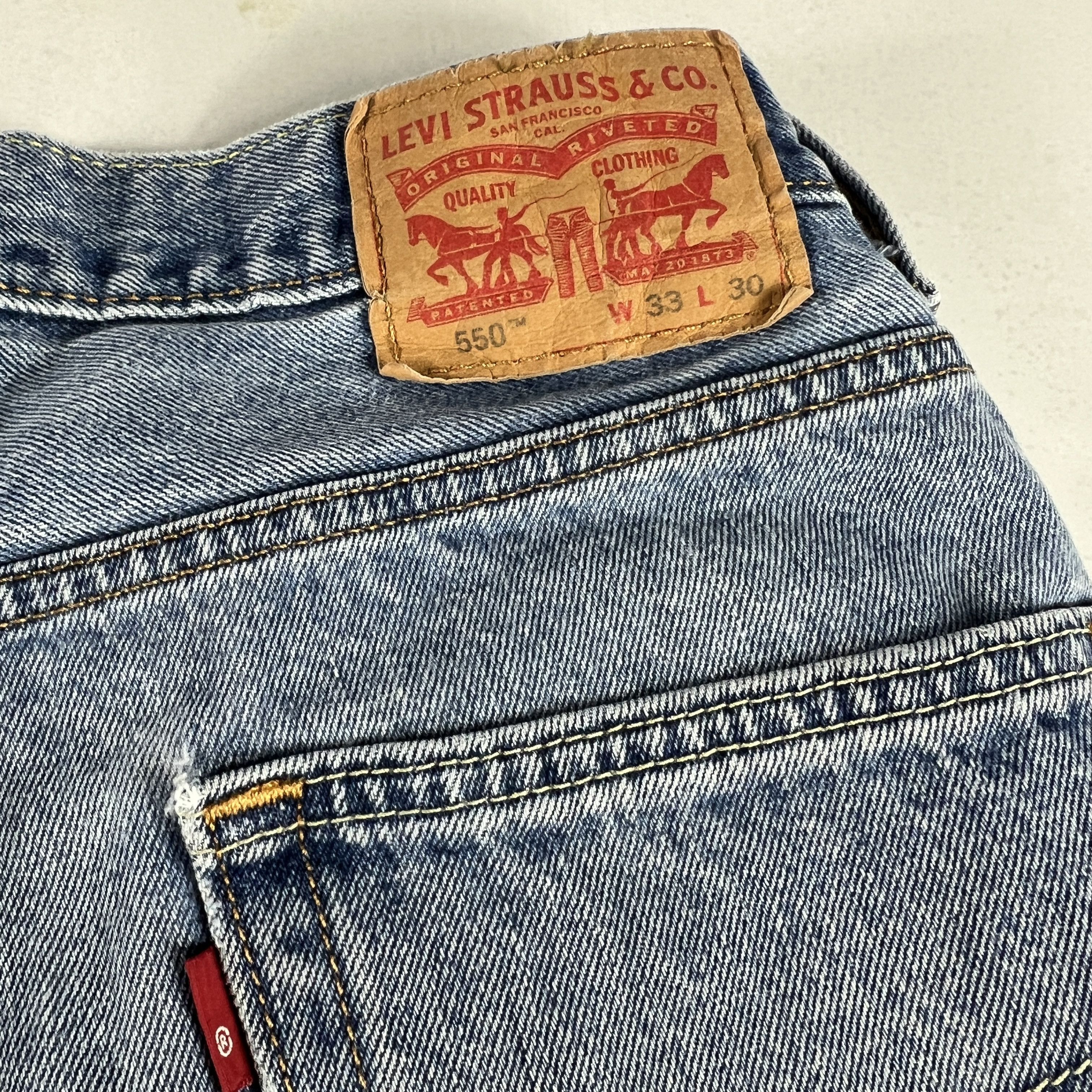 Levi's Levi's Jean Shorts 550 Faded Bermuda Cut Off Denim Jorts Size US 32 / EU 48 - 13 Thumbnail