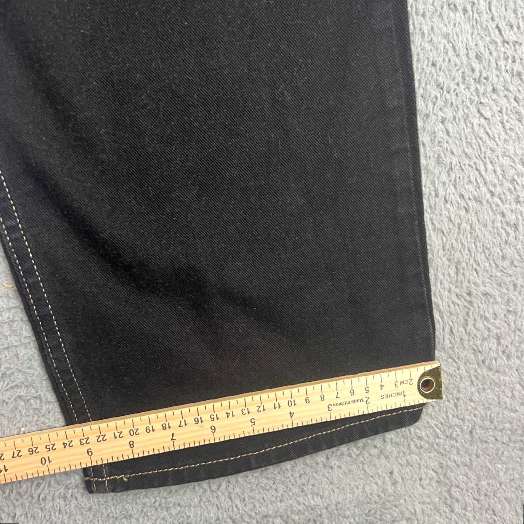 Tommy Hilfiger VINTAGE Tommy Hilfiger Jeans 90s Relaxed Fit Mens 38x32 Black Denim Size US 38 / EU 54 - 2 Thumbnail