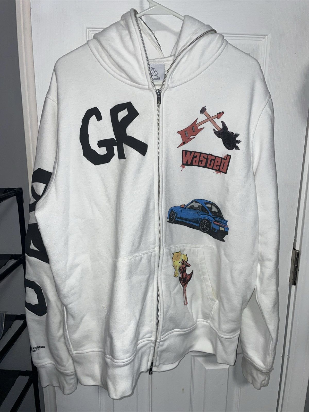 Goodbye good riddance zip up jacket