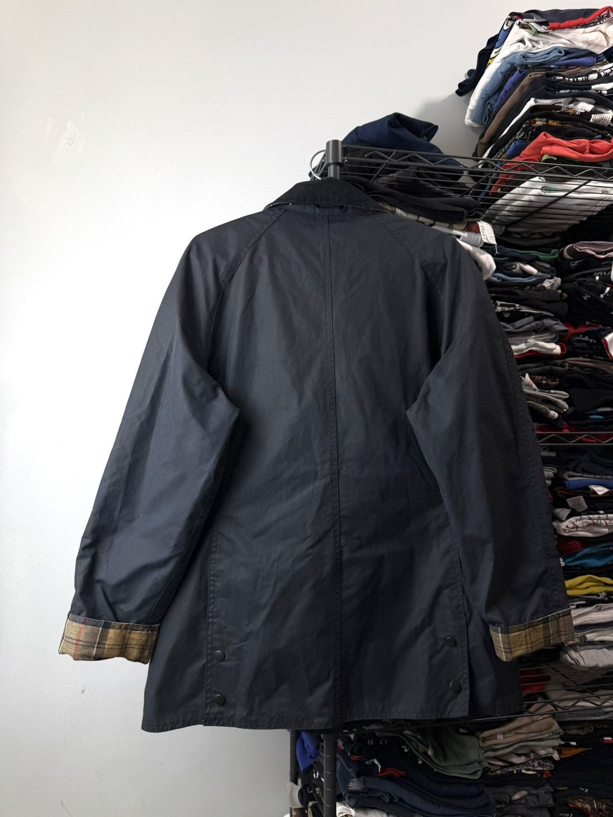 Barbour 💥 Rare! Vintage Barbour Wax Jacket Navy Blue Size M / US 6-8 / IT 42-44 - 11 Thumbnail