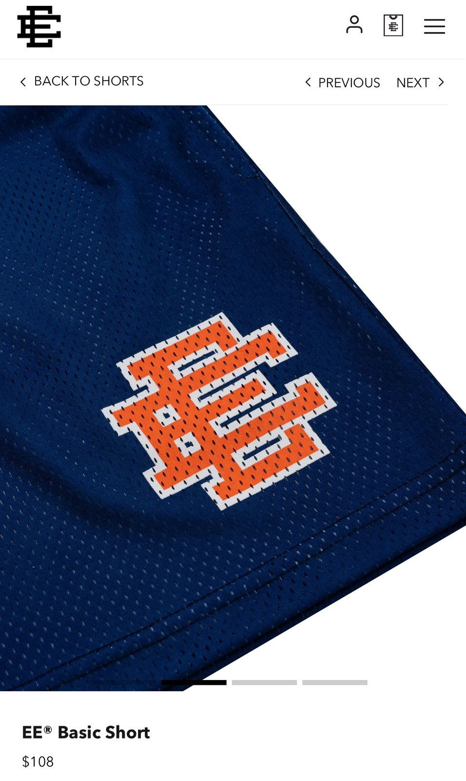 Eric Emanuel × NCAA Eric Emanuel University Of Florida Basic Shorts Large Size US 34 / EU 50 - 8 Thumbnail
