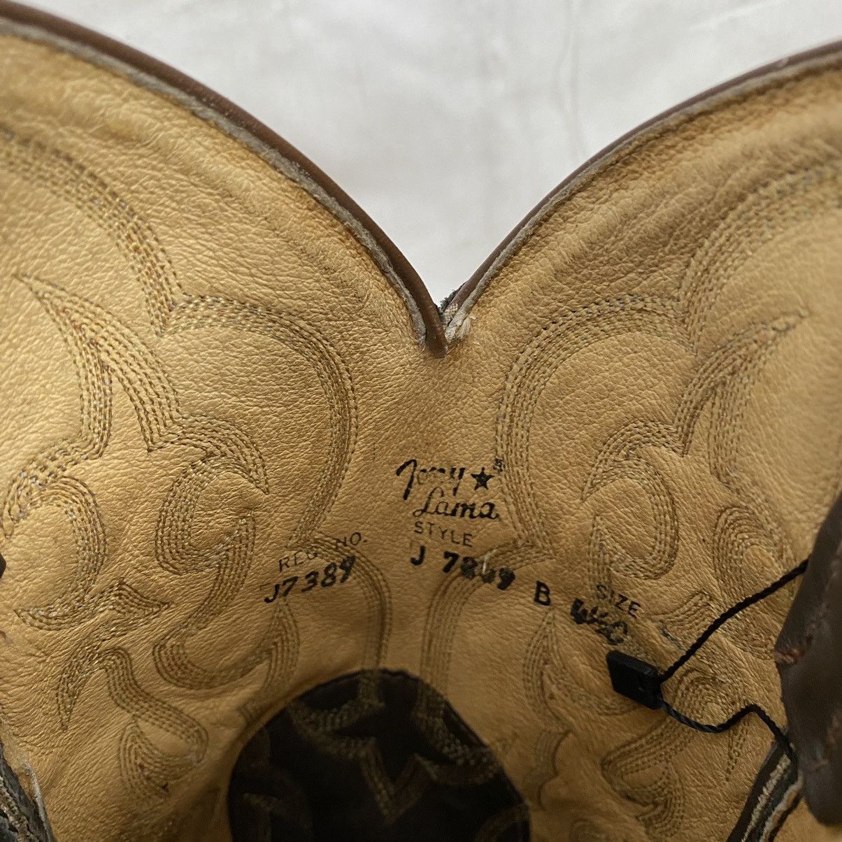 Tony Lama × Vintage Vintage Tony Lama cowboy leather boots Size US 6 / IT 36 - 6 Thumbnail