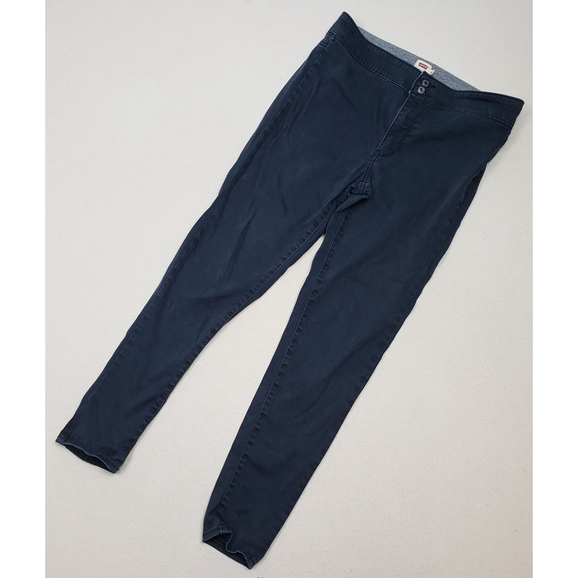 Levi's Levi's Women's Straight Leg Stretch Blue Denim Pants Size 30" / US 8 / IT 44 - 1 Thumbnail