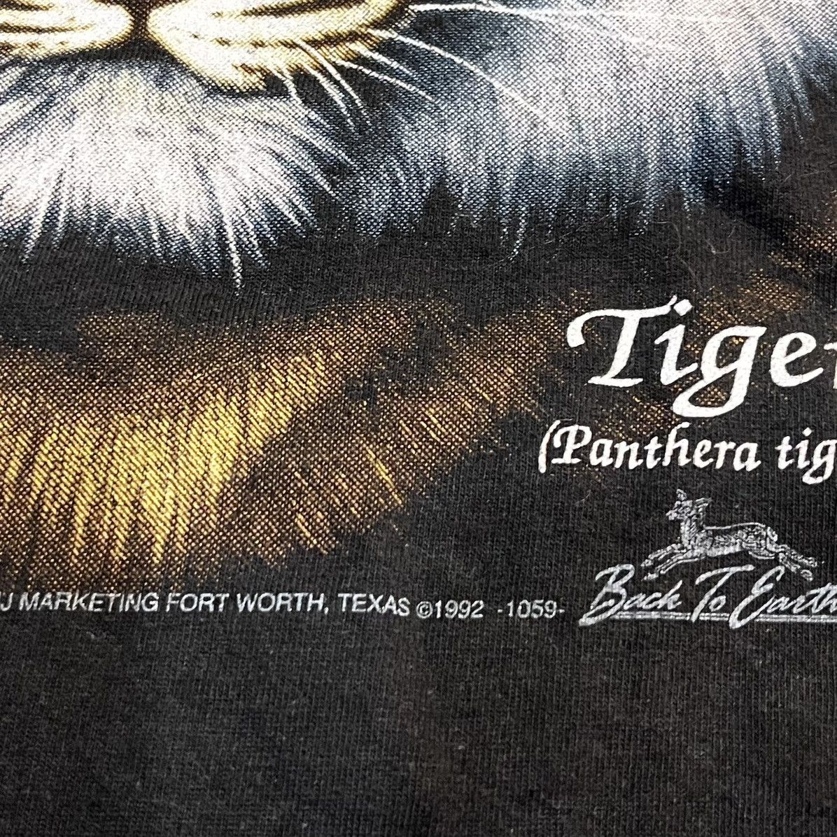 Vintage VINTAGE TIGER ANIMAL NATURE TEE! Size US L / EU 52-54 / 3 - 5 Thumbnail