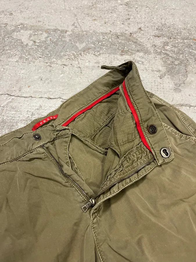 Prada 2000s Prada Green Military Pants Size US 32 / EU 48 - 11 Thumbnail