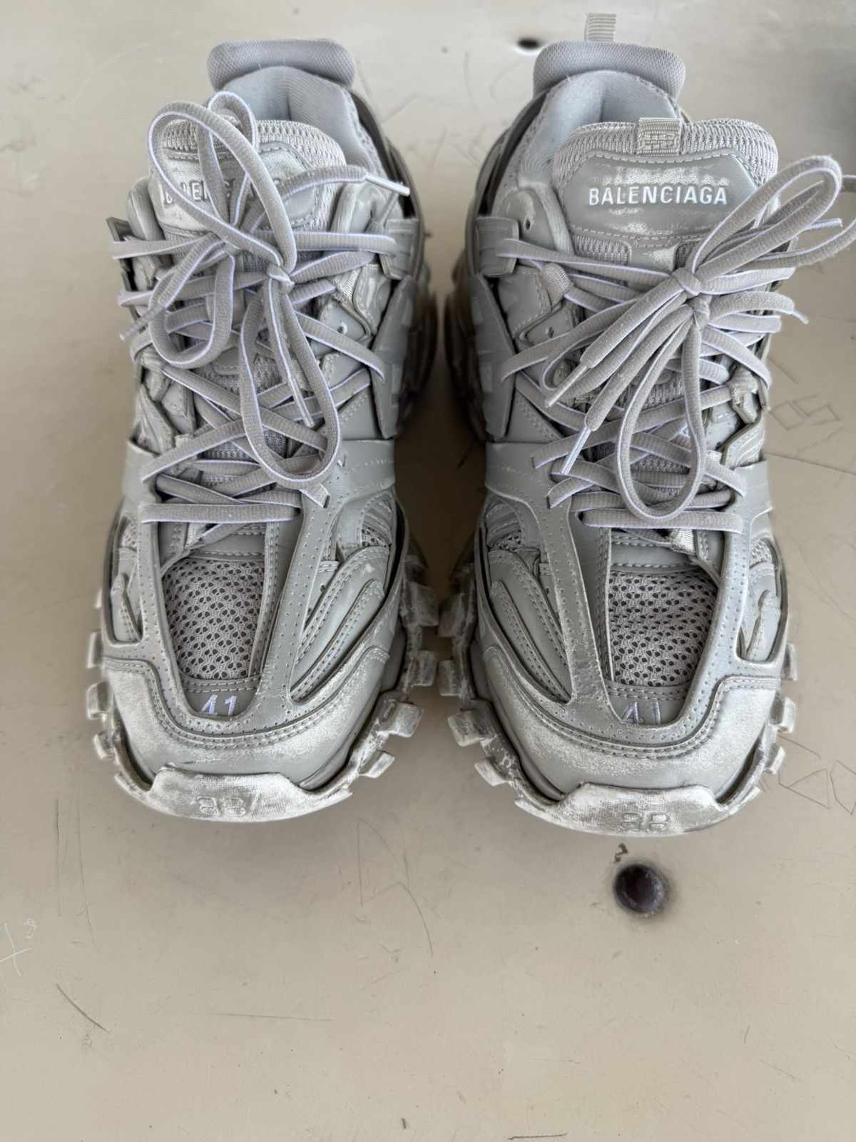 Balenciaga Balenciaga faded gray tracks Size US 9 / EU 42 - 3 Thumbnail