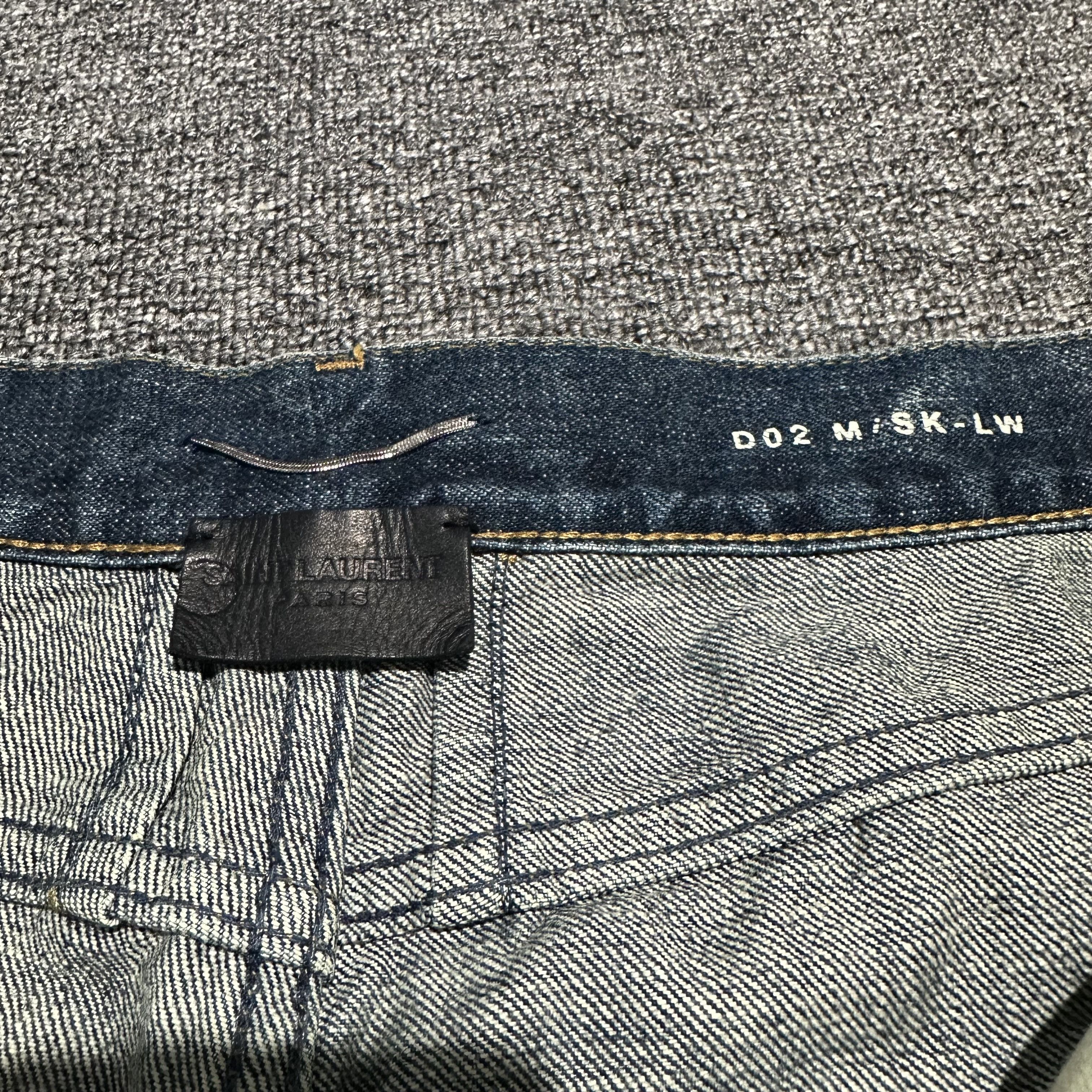 Hedi Slimane × Saint Laurent Paris Saint Laurent Selvedge Denim Size US 30 / EU 46 - 8 Thumbnail