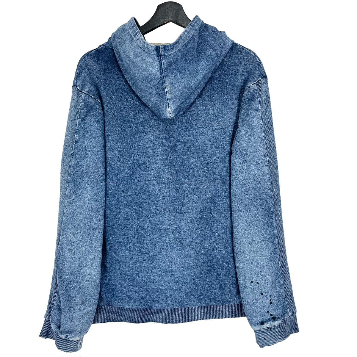 In The Attic × Japanese Brand In The Attic Denim Fleece Zipper Hoodie Jacket Size US L / EU 52-54 / 3 - 10 Thumbnail