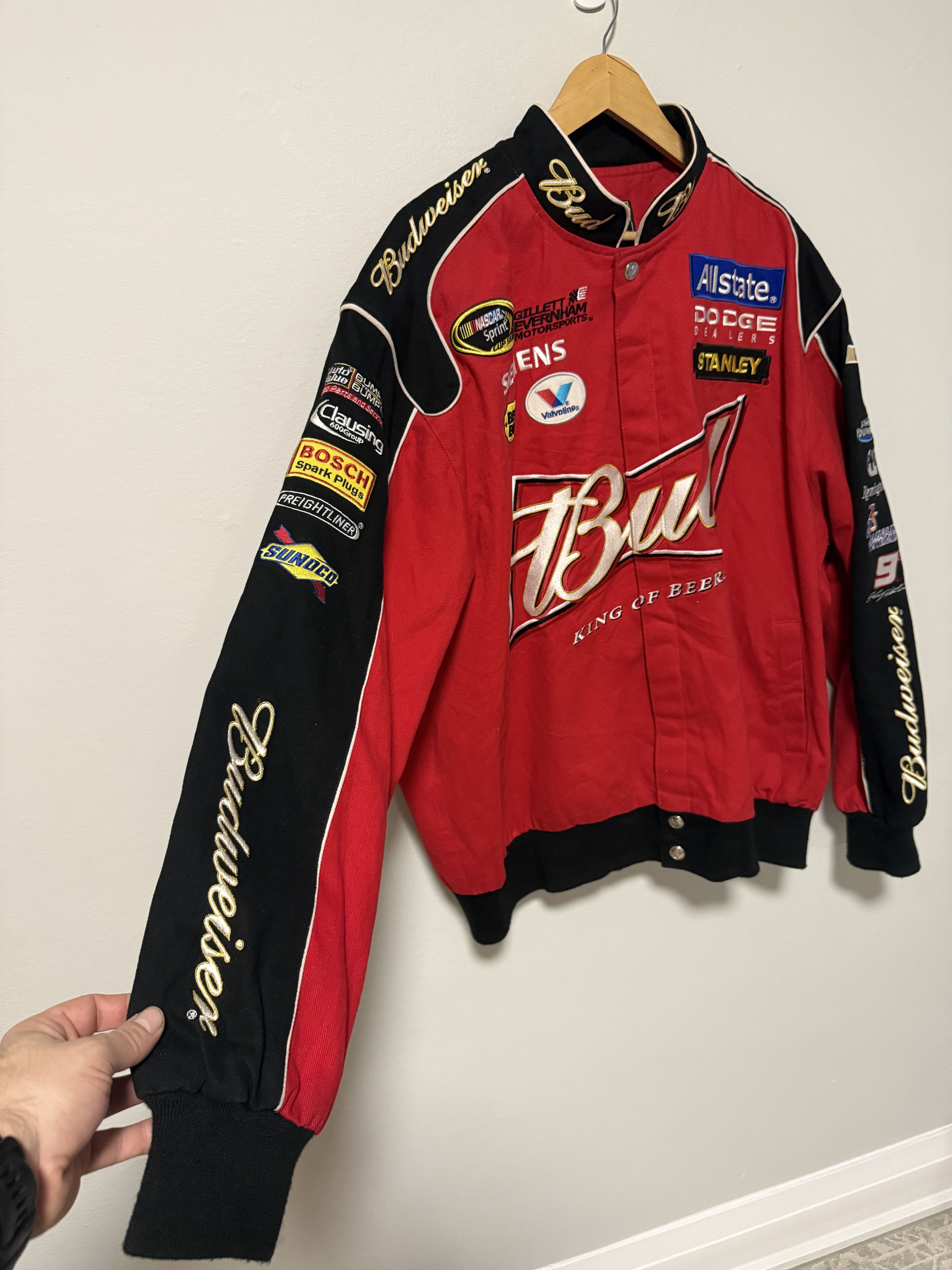 Chase Authentics Vintage Kasey Kahne Budweiser Jacket Chase Authentics XL Size US XL / EU 56 / 4 - 2 Thumbnail