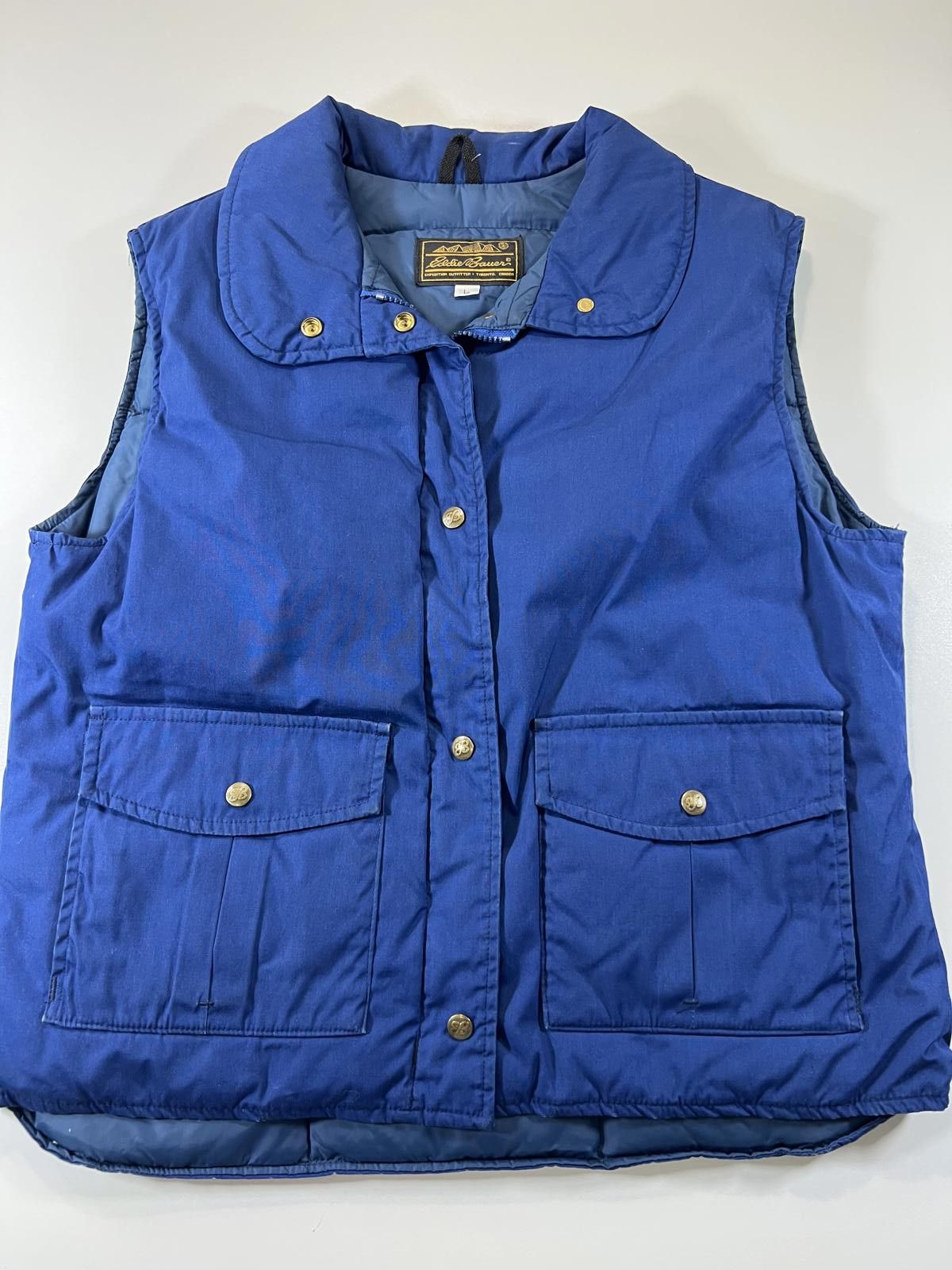 Eddie Bauer Vintage Eddie Bauer Blue Puffer Vest L Size US L / EU 52-54 / 3 - 1 Thumbnail