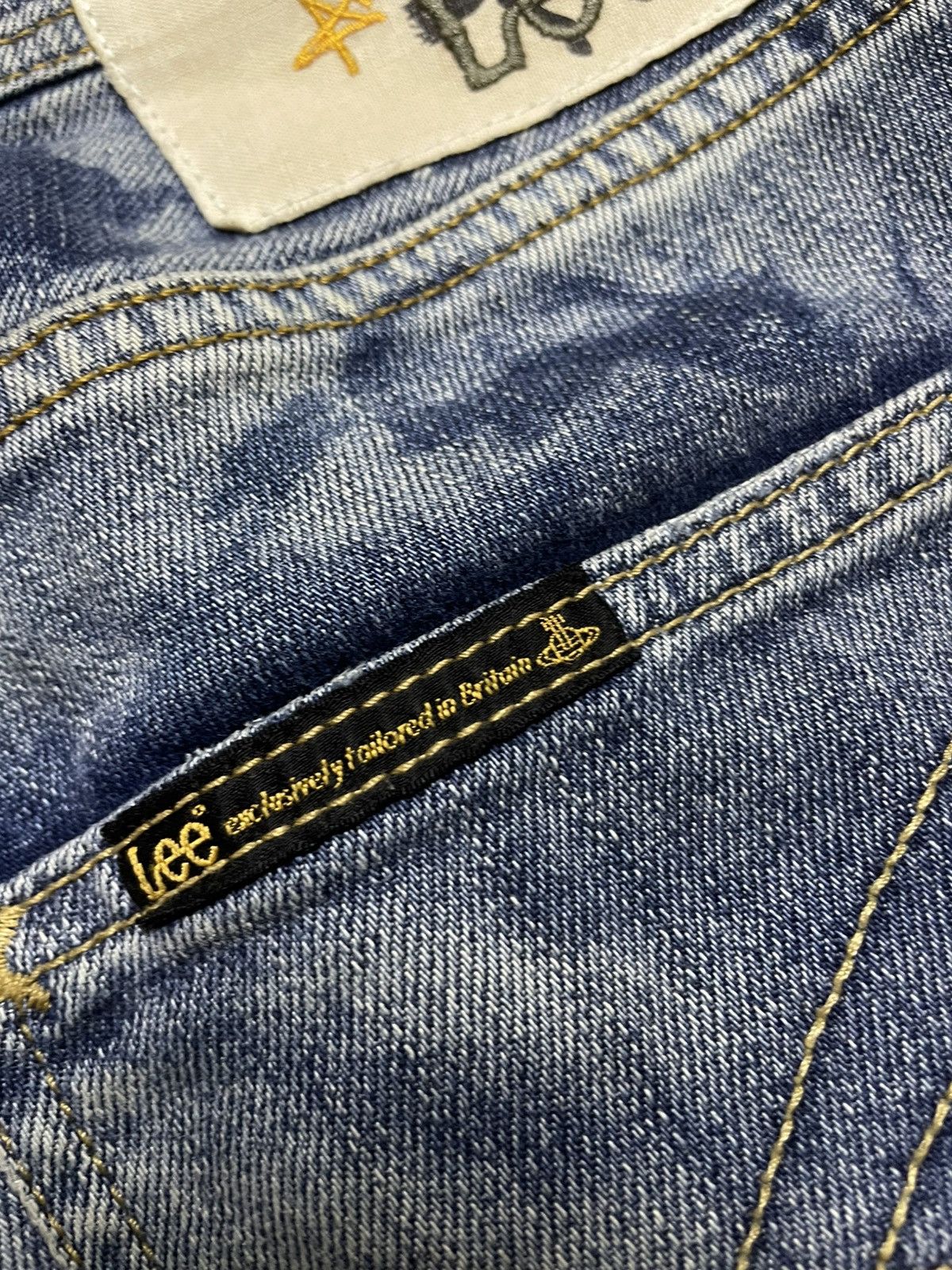 Lee × Vivienne Westwood Vivienne x Lee 2005 — twisted punk cutoffs archive heat Size US 29 - 4 Thumbnail