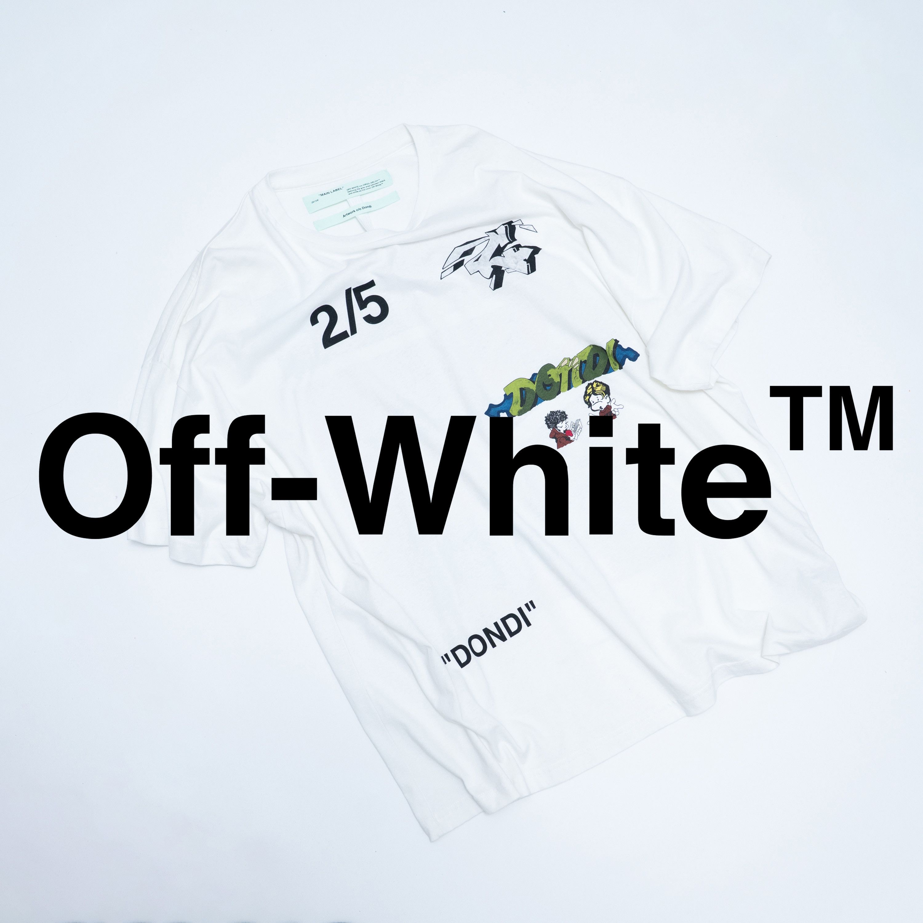 Off-White Spring-Summer 2019 Collection SUPER MEGA OVERTEE T-Shirt Size US XXS / EU 40 - 1 Thumbnail