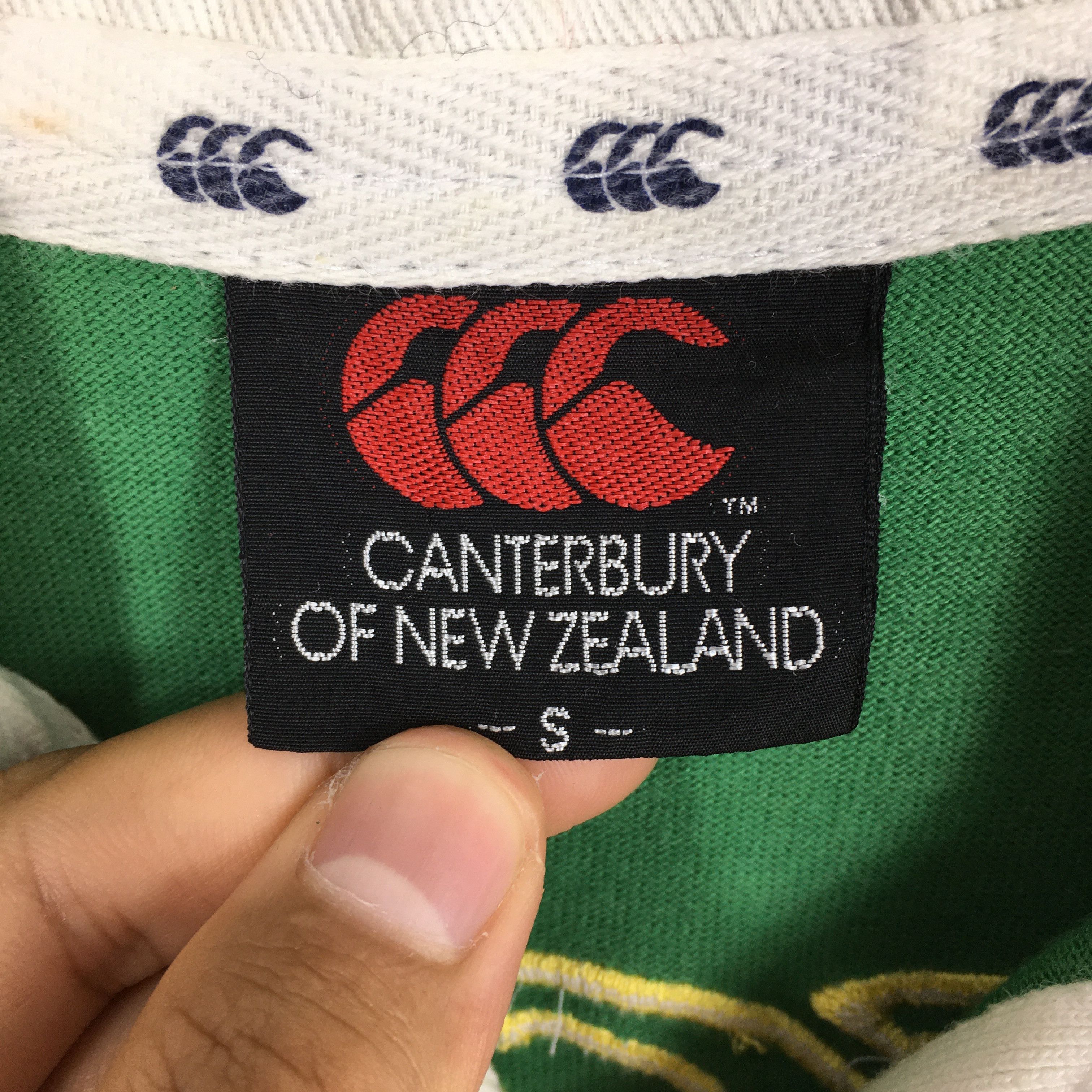 Canterbury of New Zealand × Vintage Canterbury New Zealand Steinlager Rugby Classic Shirt Small Size US S / EU 44-46 / 1 - 3 Thumbnail