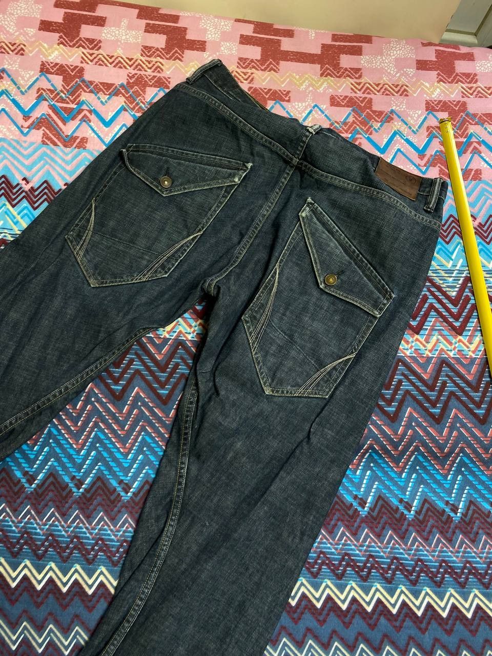Allsaints jeans pants Y2K Allsaints 3D vintage w32 streetwear Size US 32 / EU 48 - 20 Thumbnail