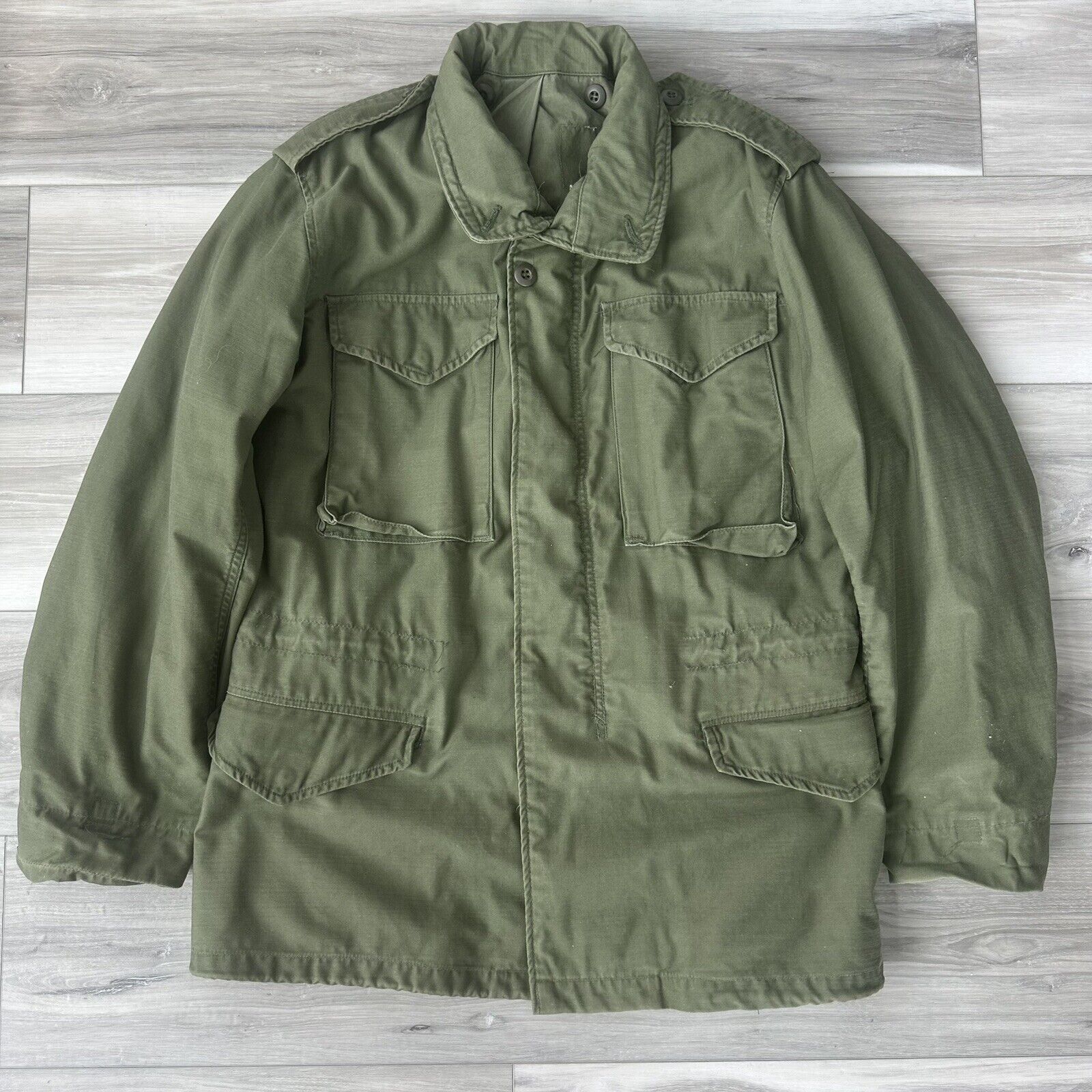Vintage Vintage M65 Alpha Field Jacket Small Regular Military OG107 Size US M / EU 48-50 / 2 - 1 Thumbnail