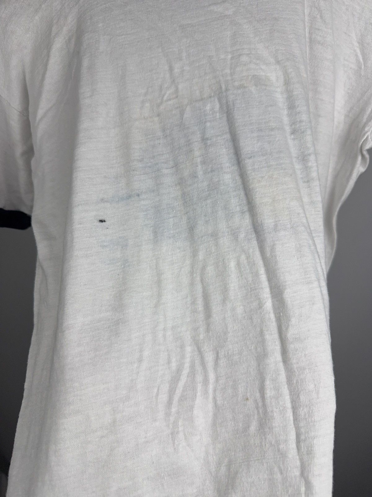 Vintage RARE Vintage 1970s New York Big Apple Ringer Retro T-Shirt Size US S / EU 44-46 / 1 - 14 Thumbnail