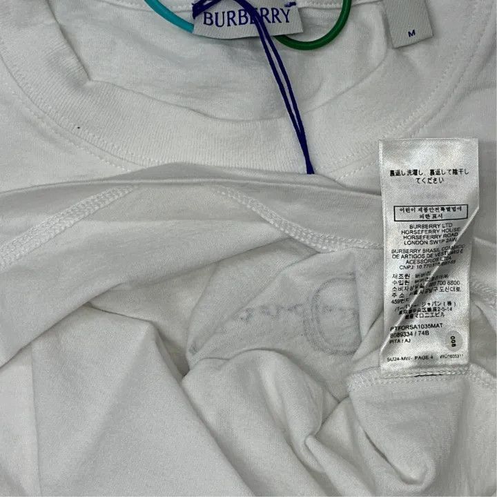 Burberry Burberry Burberry Equestrian Print Short Sleeve T-Shirt-25 Size US M / EU 48-50 / 2 - 3 Thumbnail