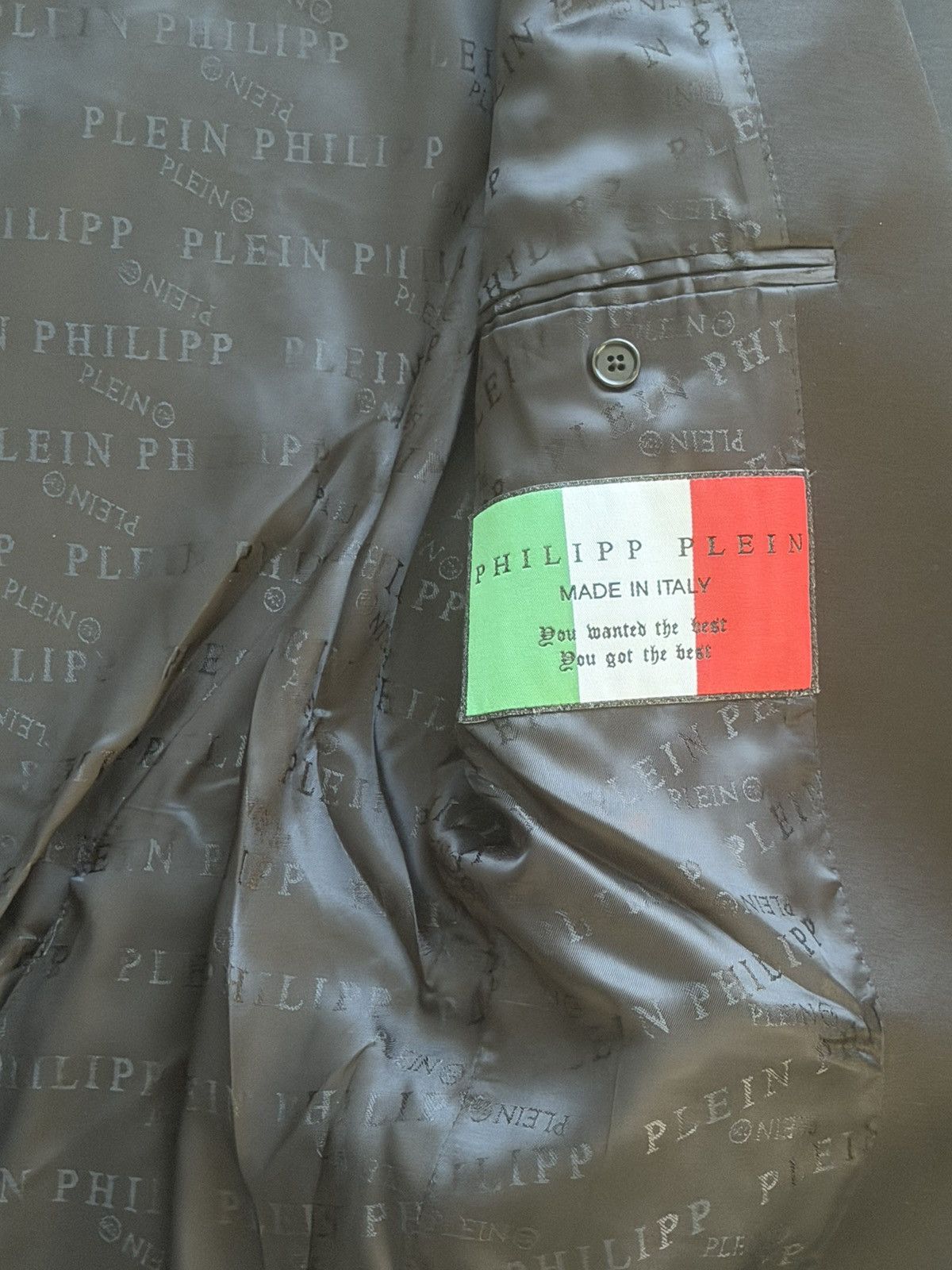 Philipp Plein Philipp Plein Crystal Skull Blazer Black Tailored Jacket Size 50L - 10 Thumbnail