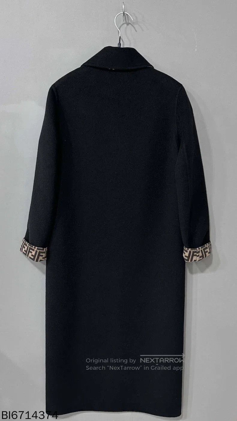 Fendi Fendi Double-sided printed logo coat Size XXS / US 00 / IT 34 - 3 Thumbnail