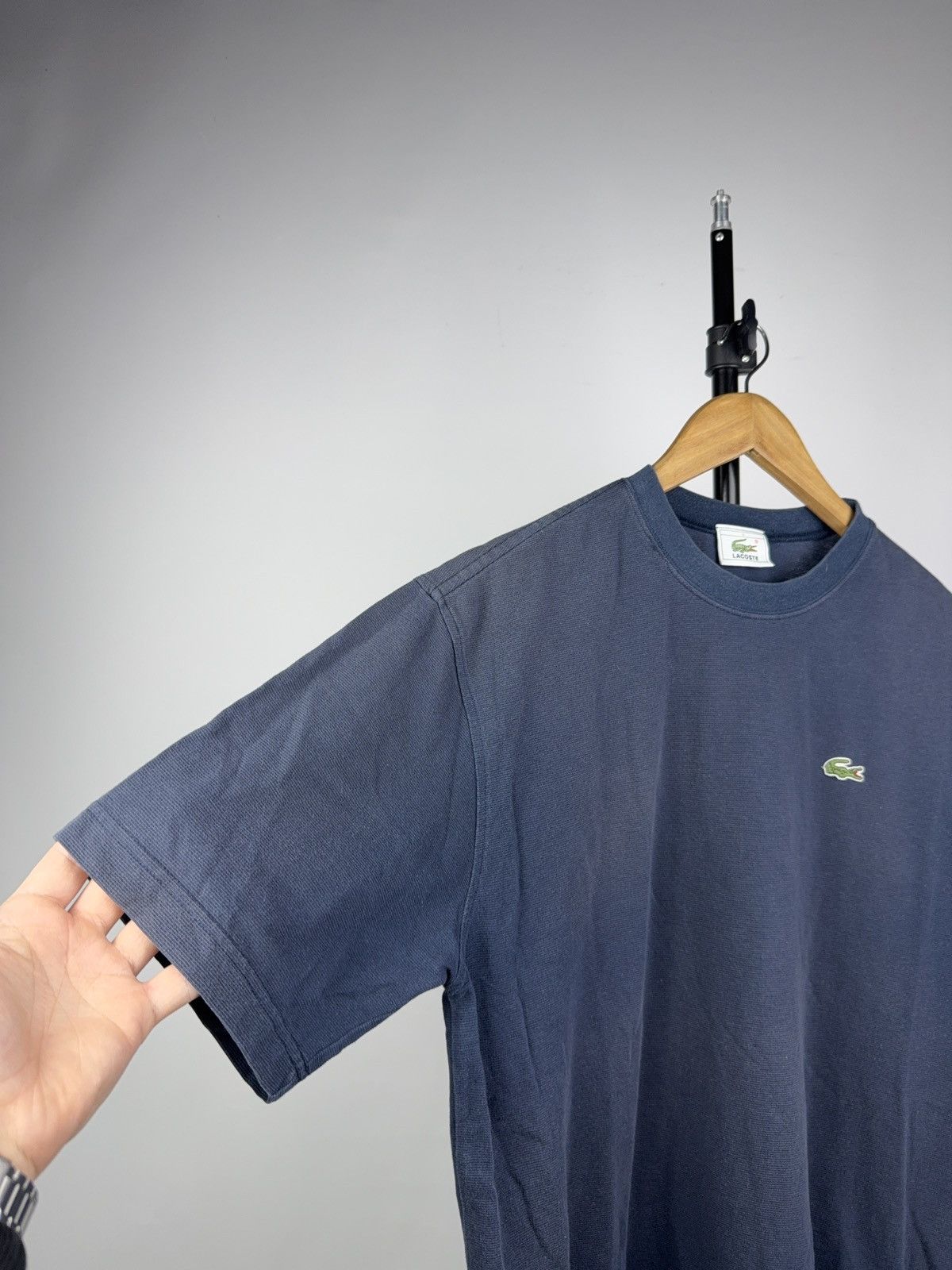 Lacoste Lacoste 90s Faded Vintage France Classic Fit Tee Minimal 🐊 Size US L / EU 52-54 / 3 - 2 Thumbnail