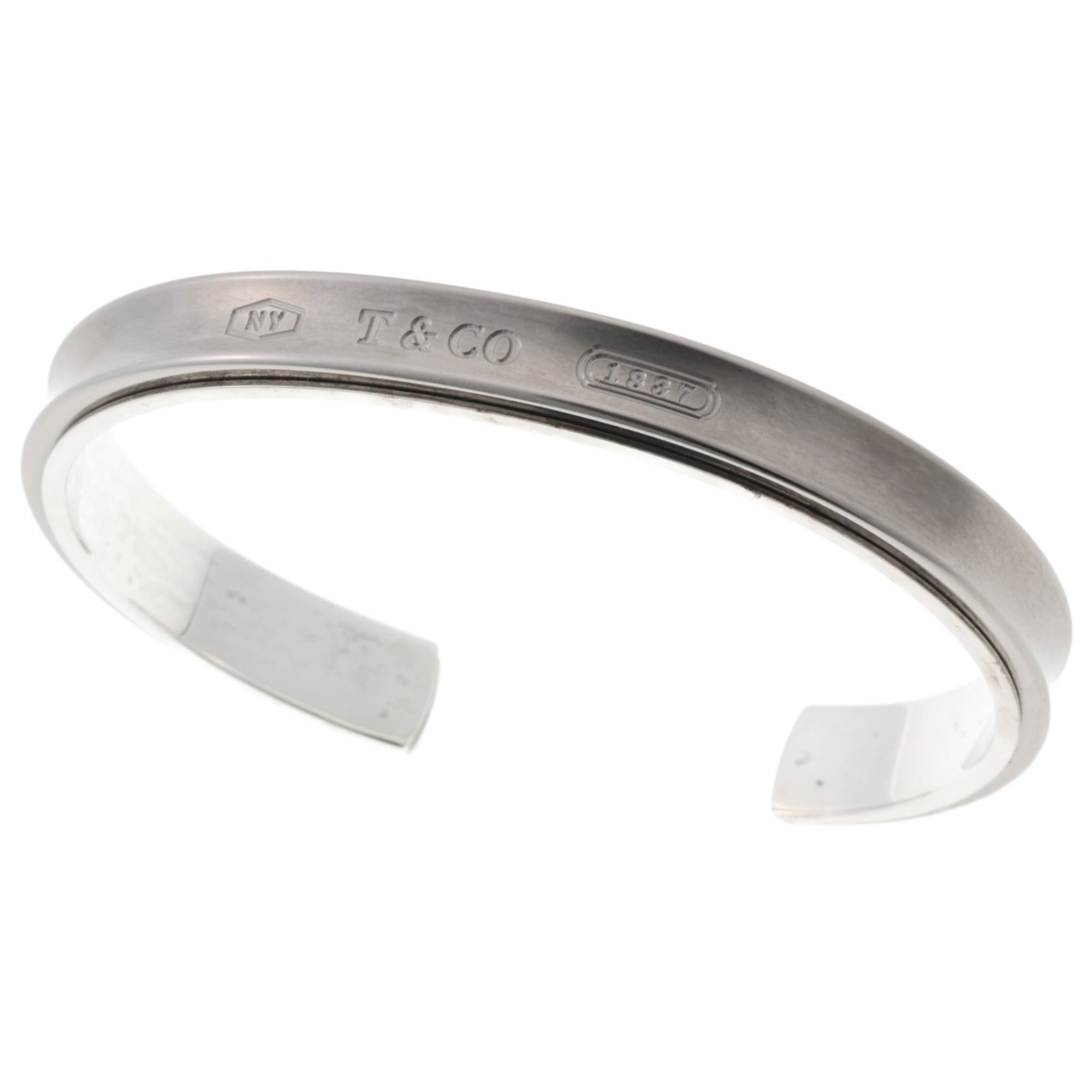 Tiffany & Co. Tiffany & Co. 1837 Bangle, Sterling Silver (925) and Titanium, 26.60g, 16.0cm Size ONE SIZE - 1 Thumbnail