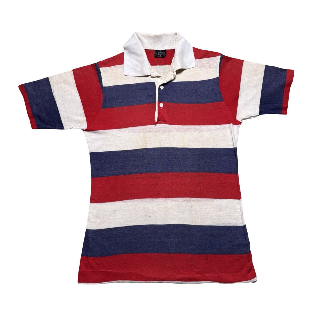 Other Vintage 60s 70s Cad Striped Polo Shirt USA Distressed M Size US M / EU 48-50 / 2 - 1 Thumbnail