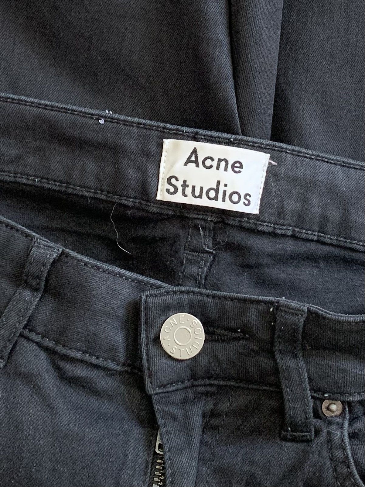Acne Studios Acne Studios Skin 5 Black Jeans Size 24" / US 00 / IT 34 - 4 Thumbnail