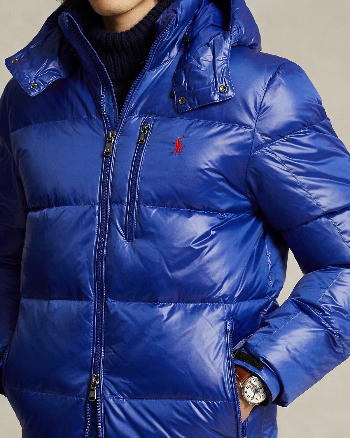 Polo Ralph Lauren 🇺🇸❗️NEW Ralph Lauren Hooded Down Puffer Glossy El Cap Jacket Size US M / EU 48-50 / 2 - 5 Thumbnail