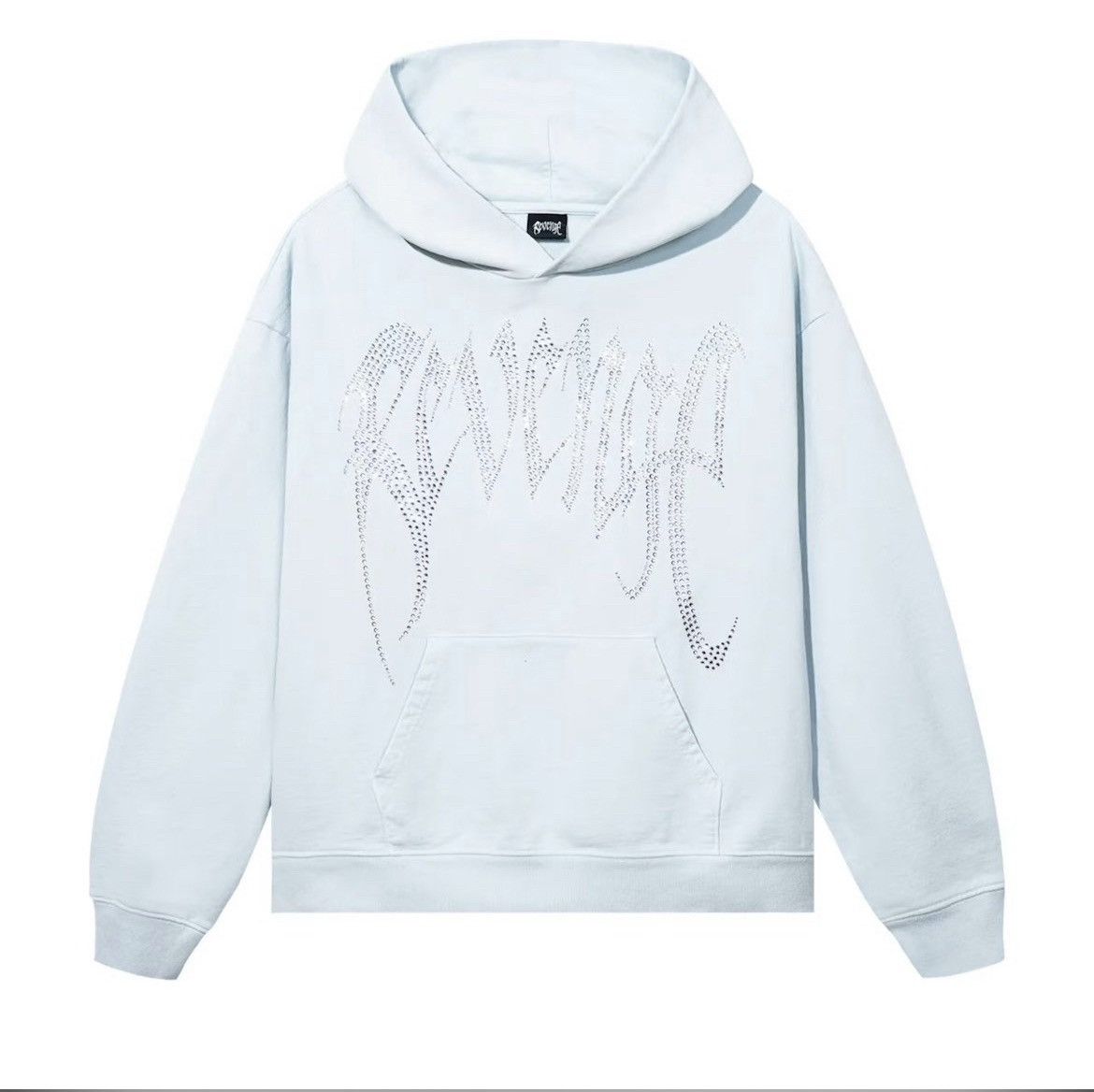 Revenge REVENGE XXXTENTACION HEARTBREAK BEJEWELED HOODIE | Grailed