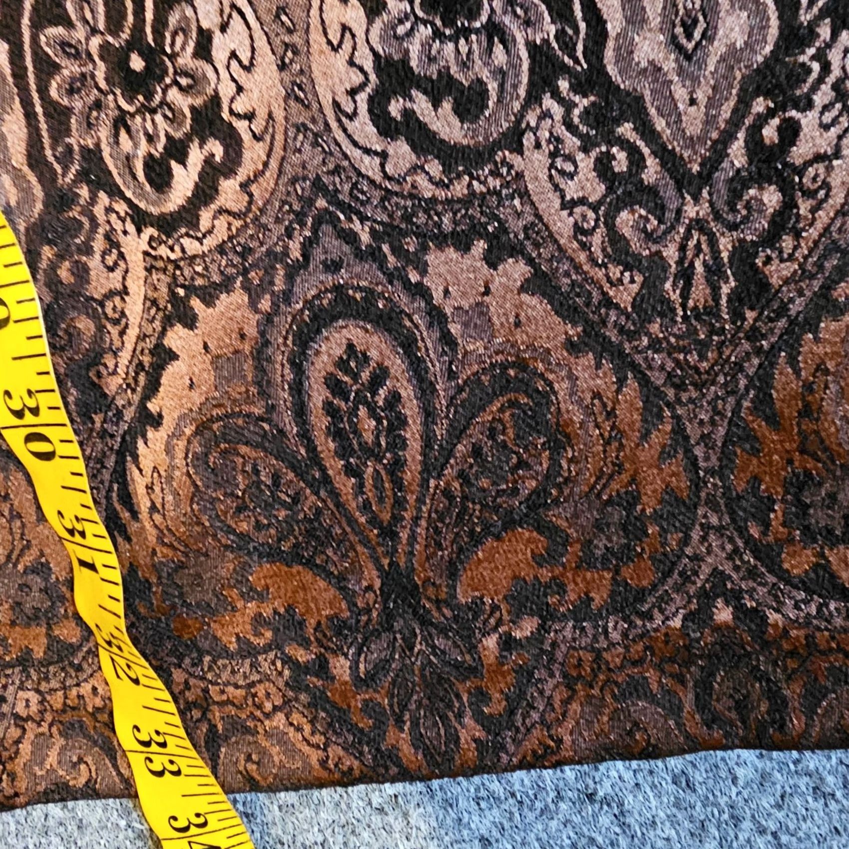 Joseph Ribkoff Joseph Ribkoff Pants Womens 14 Brown Black Damask Straight Leg Dress Pants Career Size 36" / US 14 / IT 50 - 7 Thumbnail