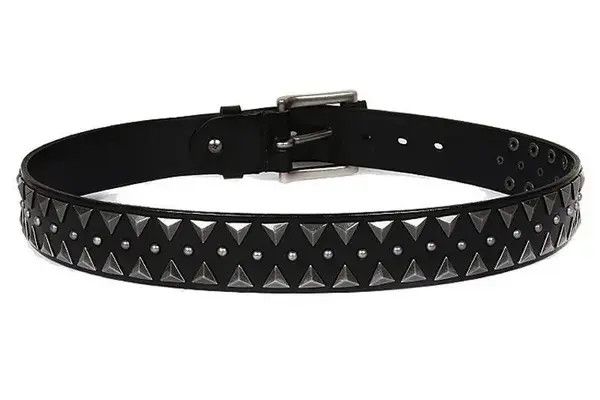 Japanese Brand Heavy Metal Rivert Punk Belt Size ONE SIZE - 4 Thumbnail