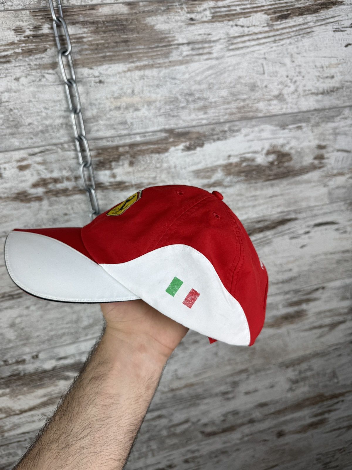 Ferrari × Puma Mens Vintage Puma Ferrari racing hats cap Italy Italia Size ONE SIZE - 6 Thumbnail