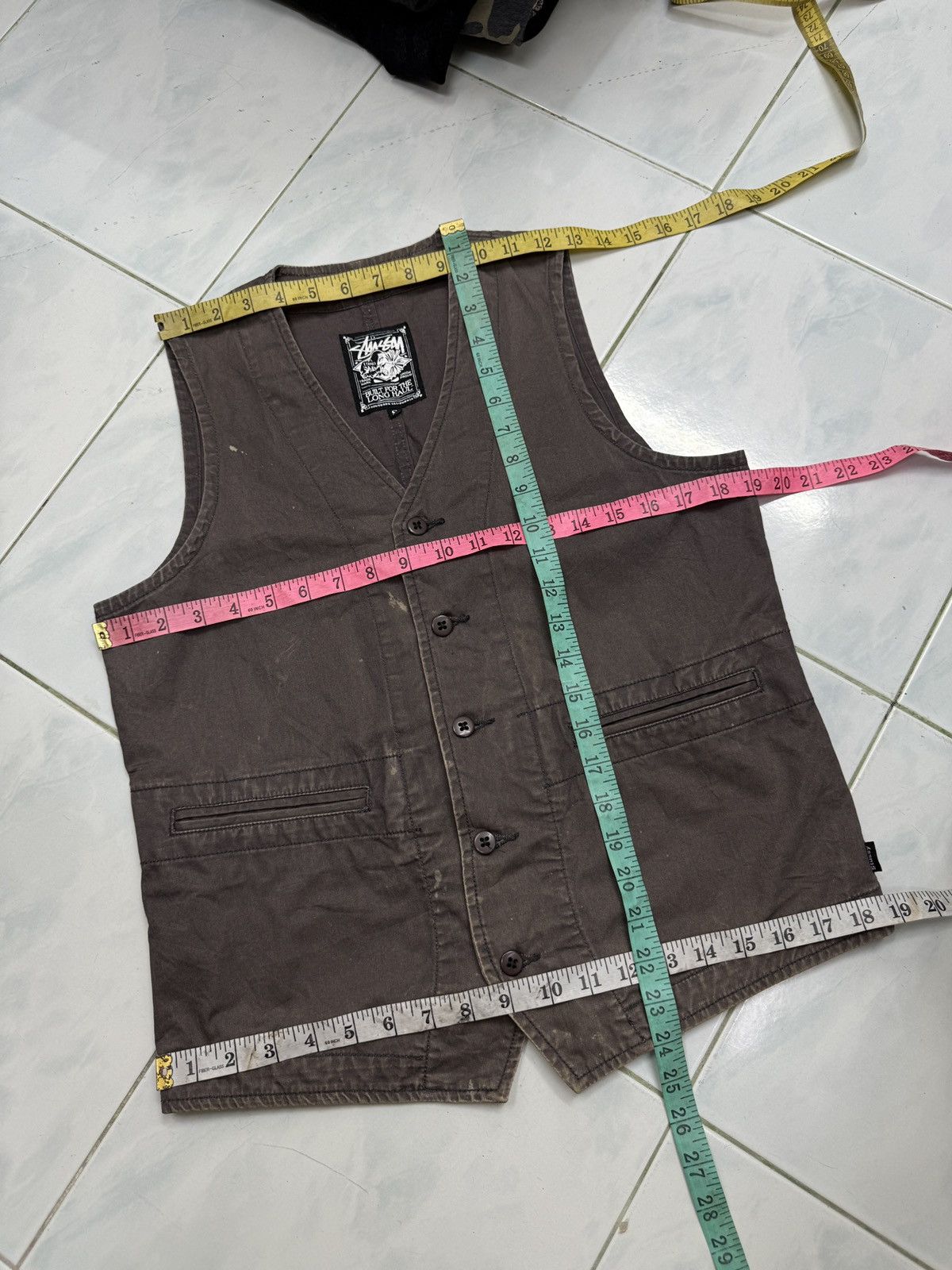 Stussy 🔥🔥🔥ARCHIVE VINTAGE STUSSY VEST Size US S / EU 44-46 / 1 - 11 Thumbnail