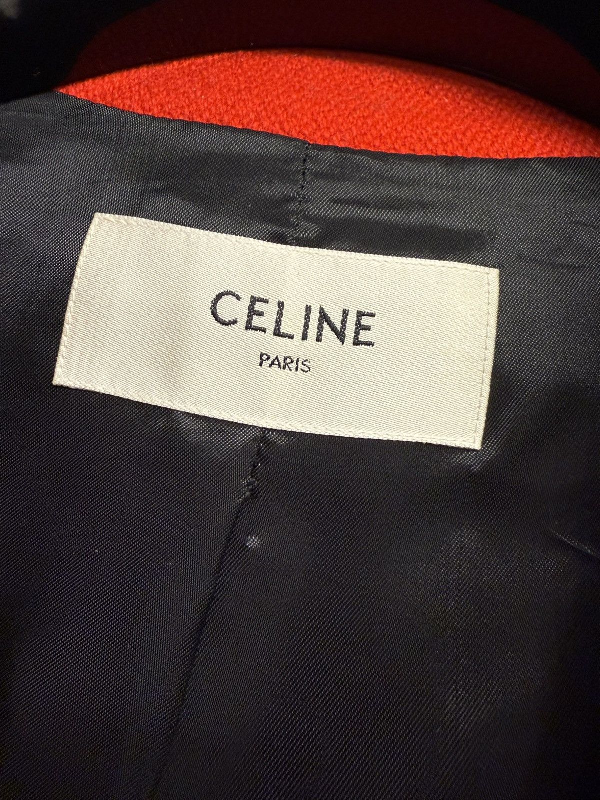 Celine × Hedi Slimane Celine Western Teddy Jacket - Red - Hedi Slimane Size US M / EU 48-50 / 2 - 4 Thumbnail