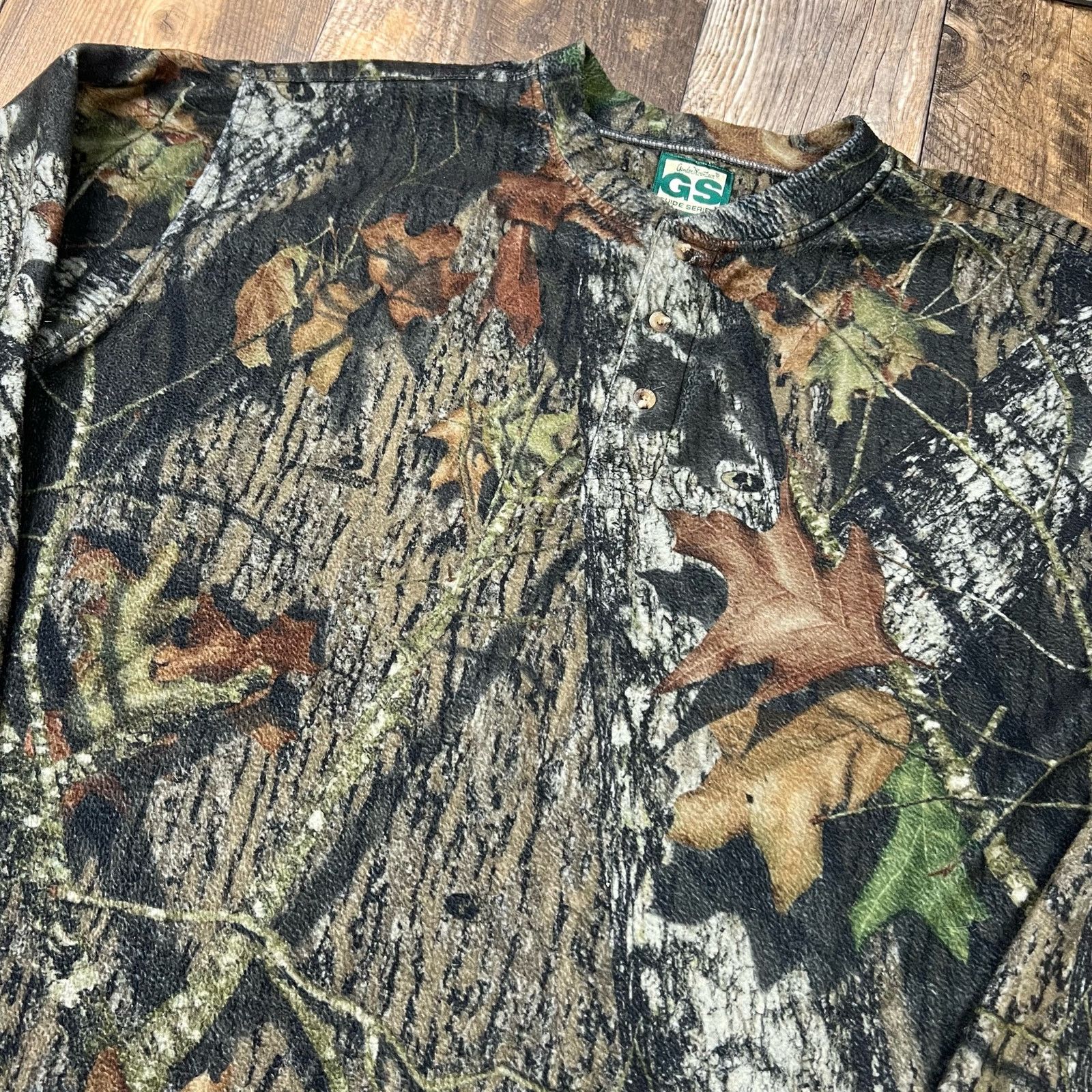 Vintage Vintage Gander Mountain Guide Series Camo Fleece Pullover 2X Size US XXL / EU 58 / 5 - 2 Thumbnail
