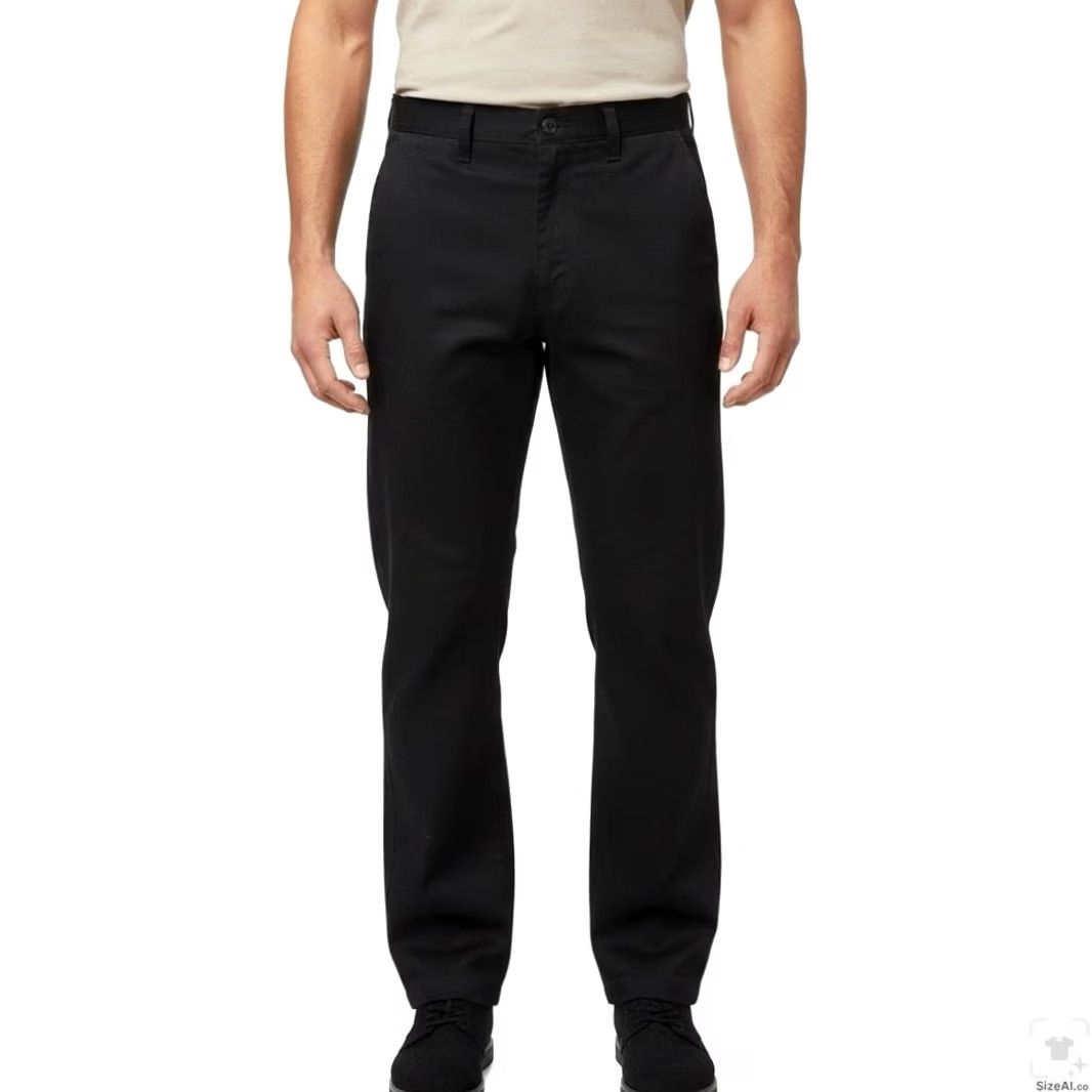 Dickies Dickies 874 Original Fit Jeans Mens 30x34 Black Canvas Zip Fly Straight Size US 30 / EU 46 - 4 Thumbnail