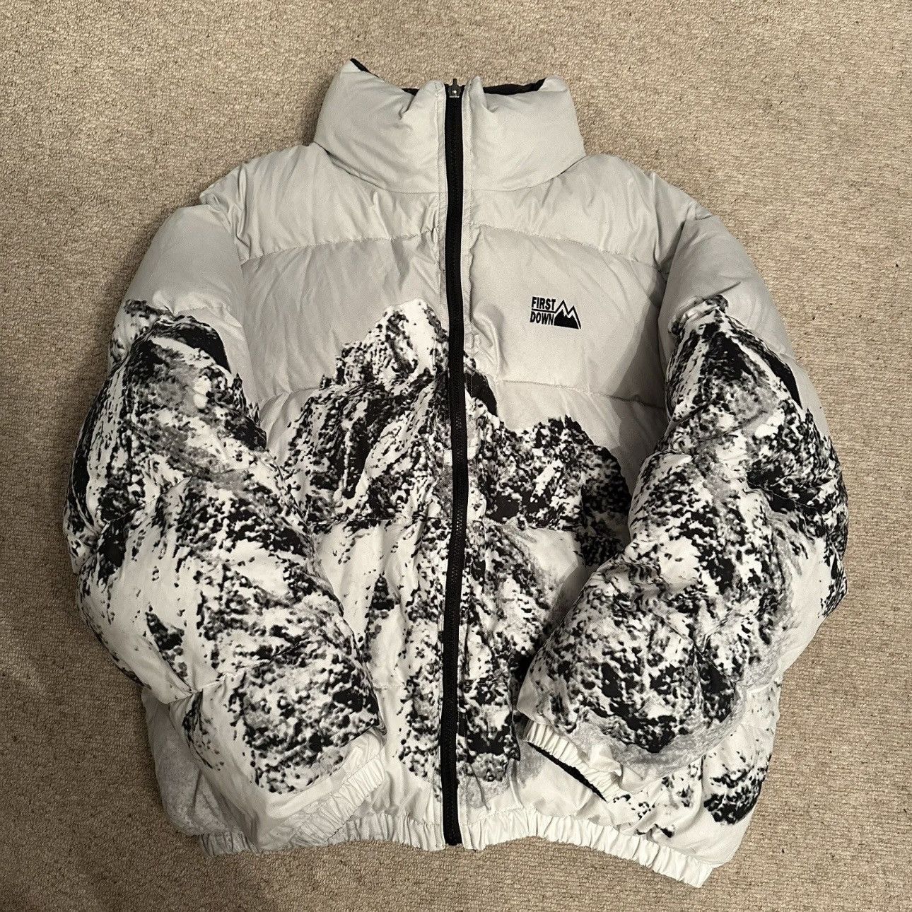 First First Down Weber Snow Mountain Down Puffer Reversible XXL | Grailed