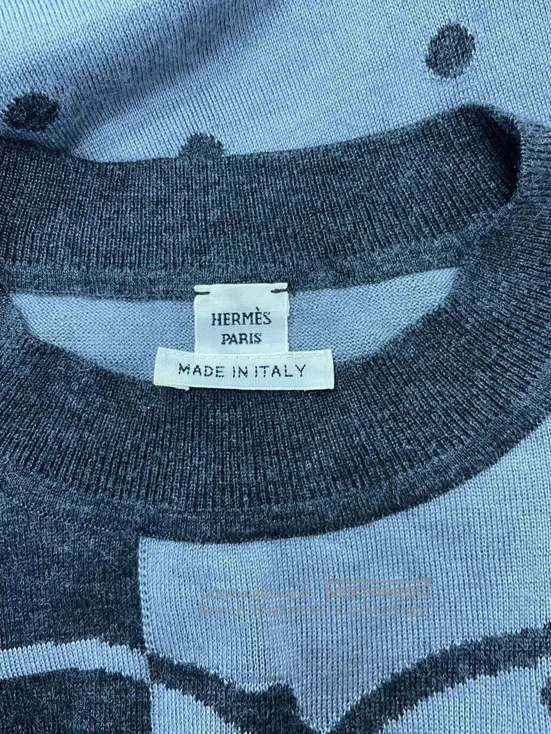 Hermes Hermes Gray Cashmere Knit Short Sleeve. Size US S / EU 44-46 / 1 - 4 Thumbnail