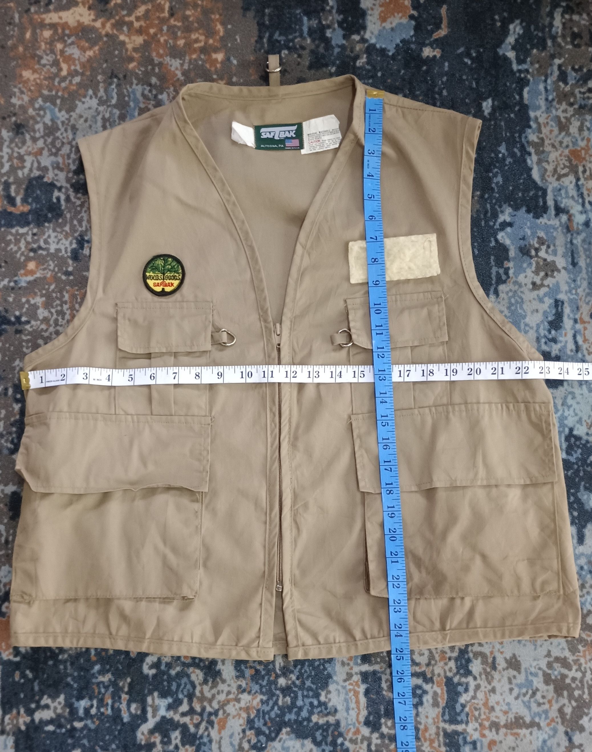 SafTbak × Vintage Vintage🔥 Woods Goods Saftbak Tactical Pocket Fishing Vest Size US L / EU 52-54 / 3 - 11 Thumbnail