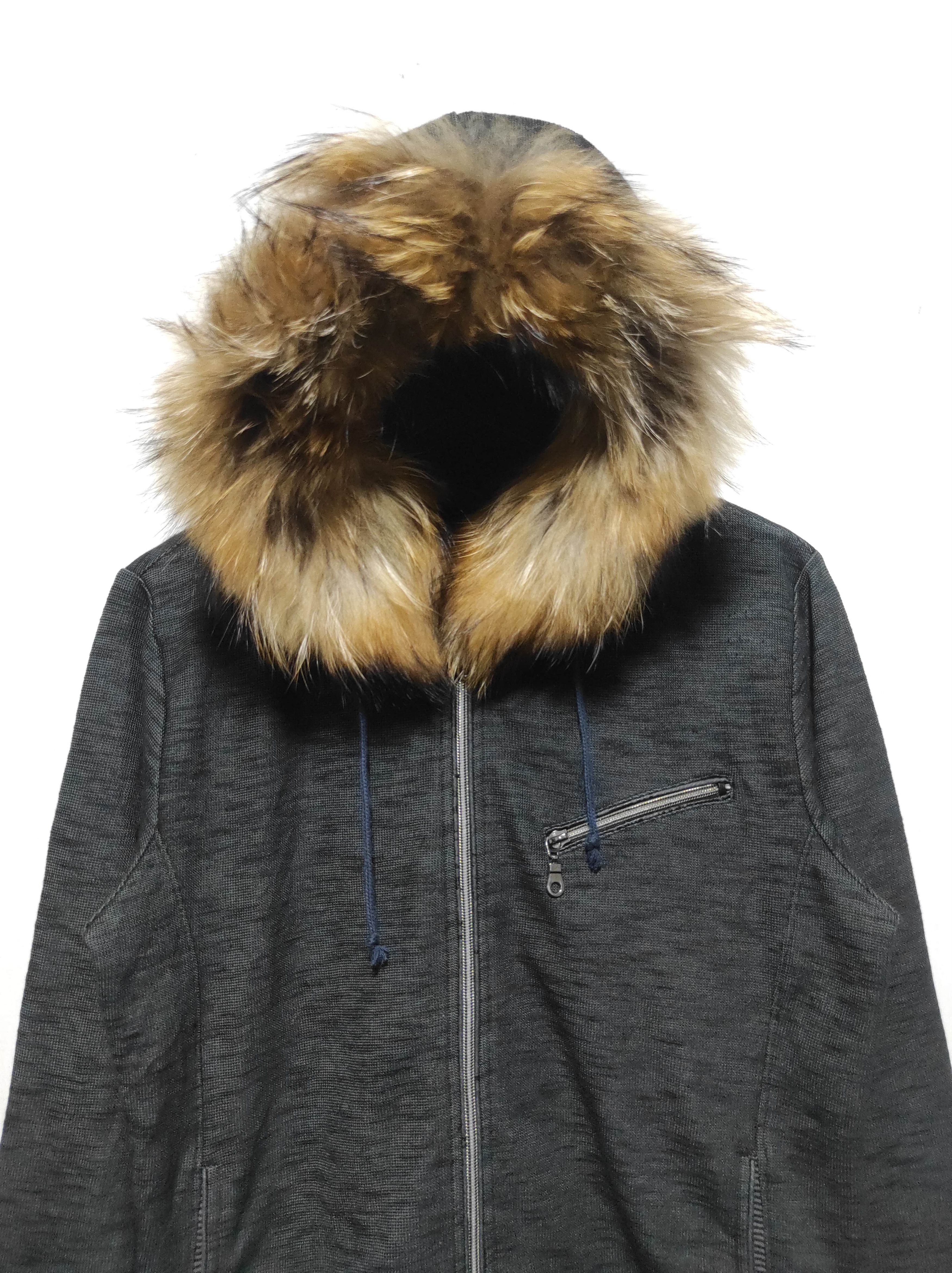 Japanese Brand Plus One Zip Fur Hoodie Size US M / EU 48-50 / 2 - 3 Thumbnail