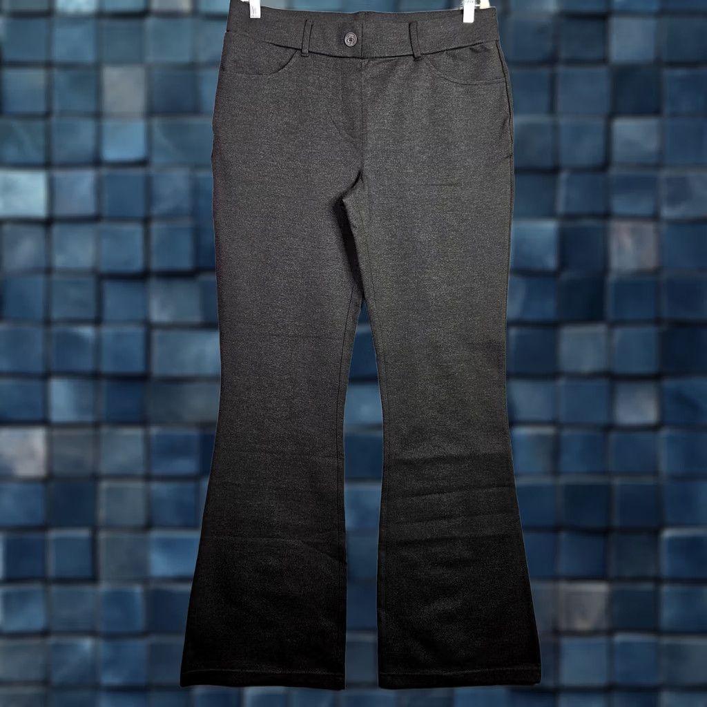 Vintage Betabrand Pants Women XL Black Bootcut Stretch Work Career Pull on Size 40" / US 18 - 1 Thumbnail