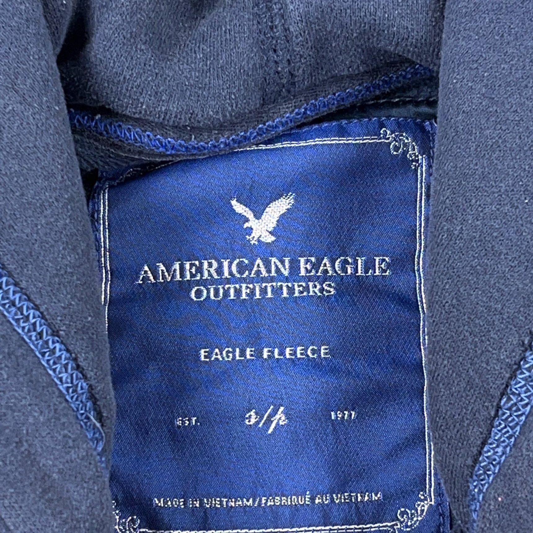 American Eagle Outfitters Vintage American Eagle Outfitters Hoodie Women S Blue Full Zip Jacket AOP Faded Size S / US 4 / IT 40 - 6 Thumbnail