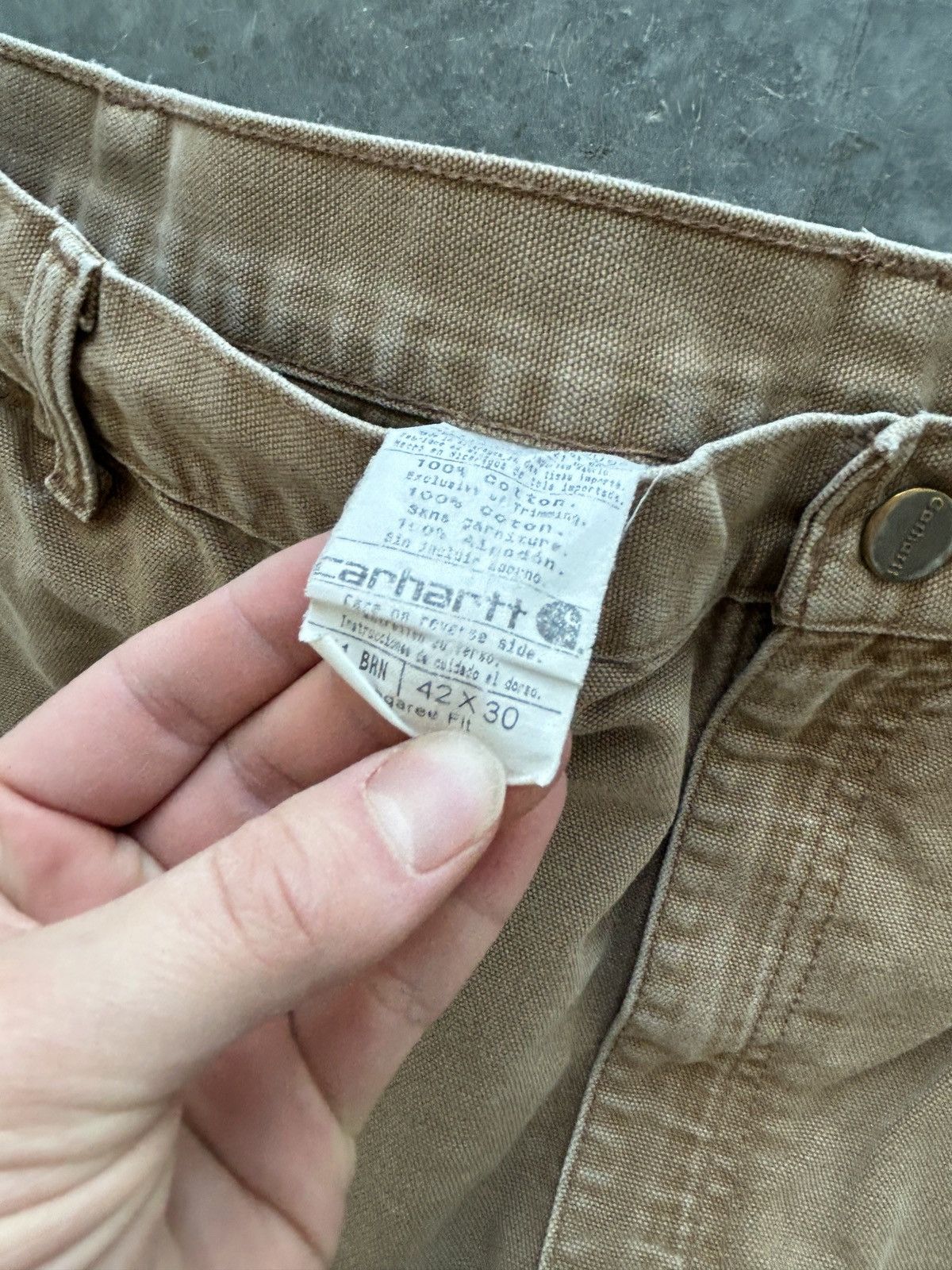 Carhartt Vintage Y2K Carhartt Carpenter Pants 42x30 Baggy Fit Size US 42 / EU 58 - 4 Thumbnail