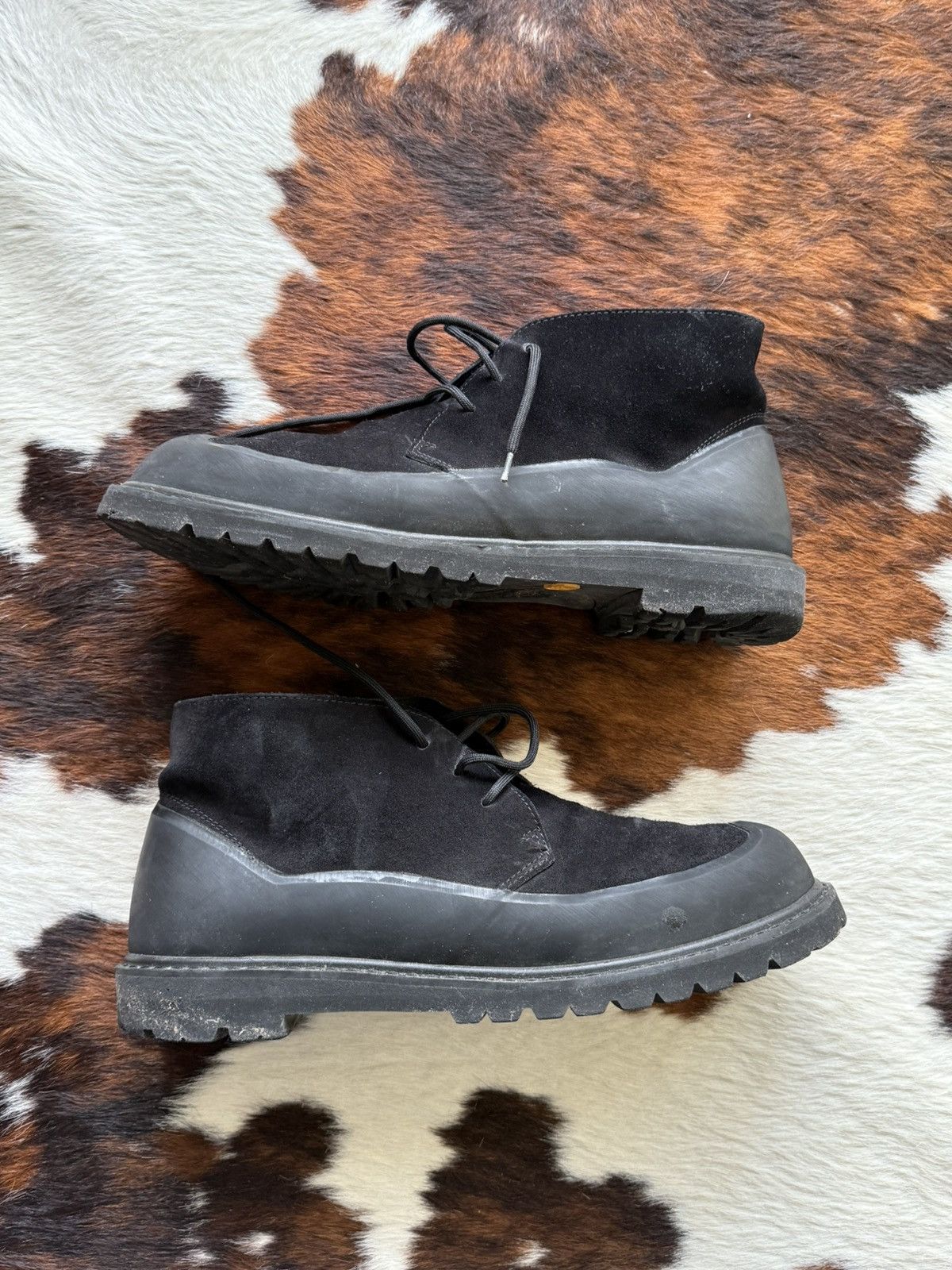 Diemme Black Diemme Suede Chukka Boots Vibram Sole EU 47 Size US 13 / EU 46 - 2 Thumbnail