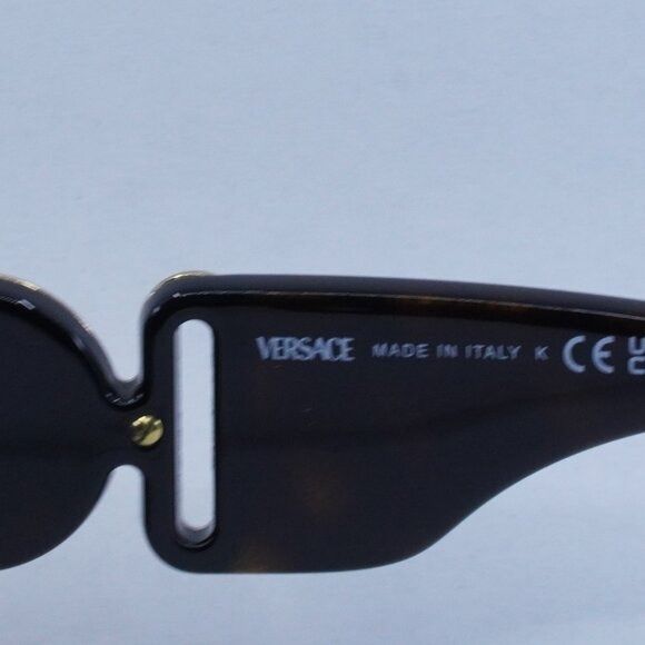 Versace Versace VE4478U GB1/87 Sunglasses Square Black Frame Size ONE SIZE - 4 Thumbnail