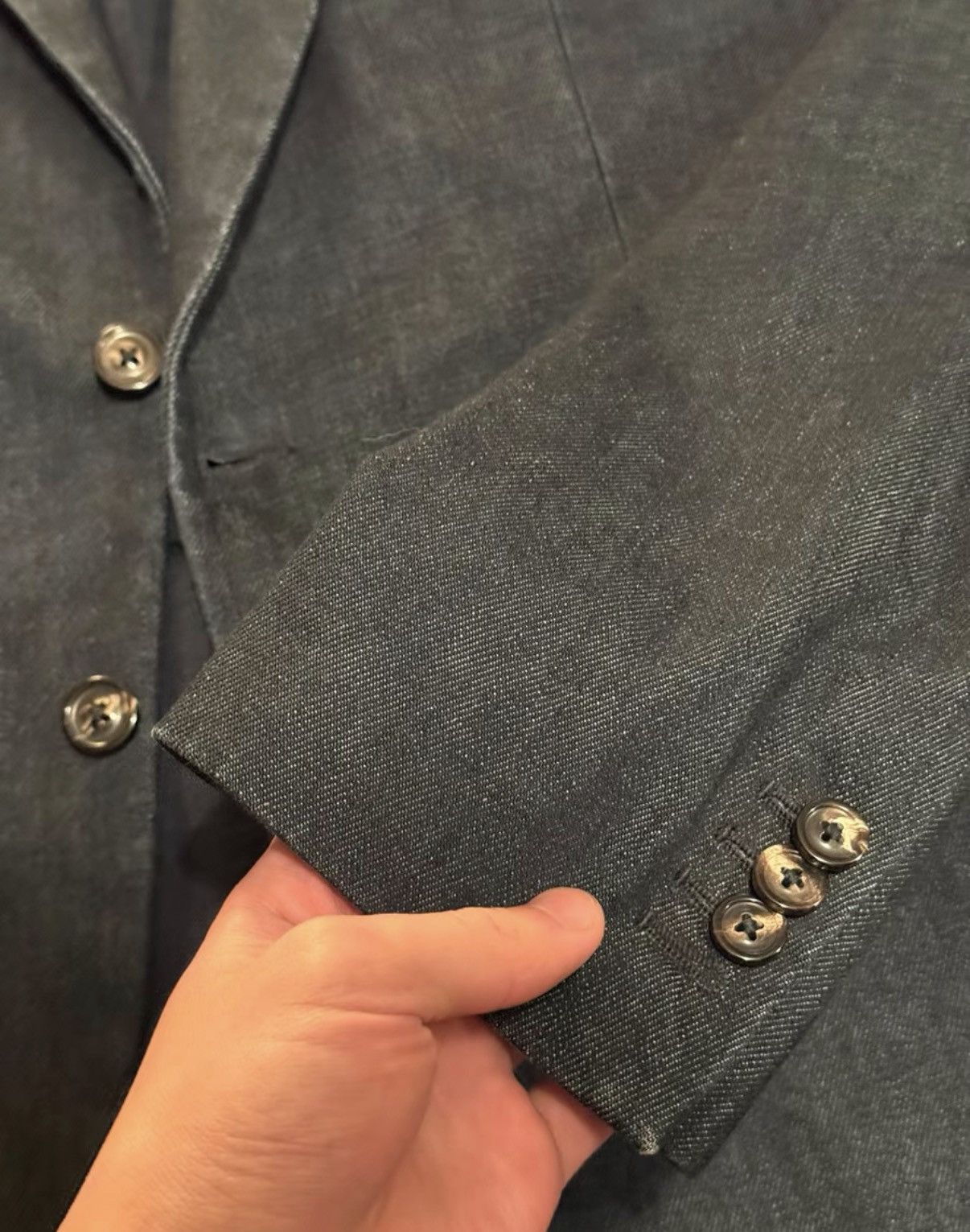 Maison Margiela Madison Martin Margiela Indigo-Dyed Denim Blazer K24 Size US XL / EU 56 / 4 - 4 Thumbnail