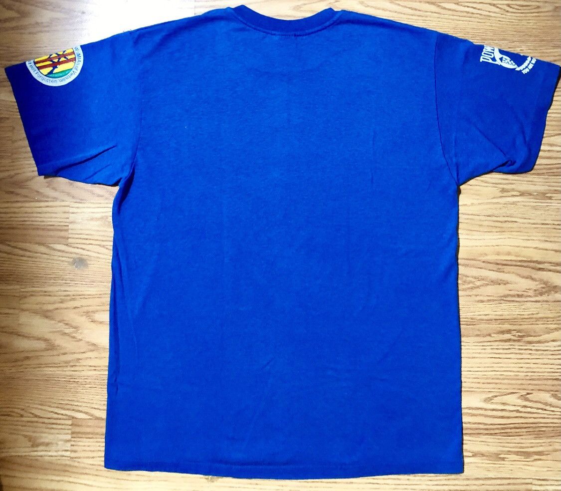 Vintage Vintage Stedman Large Vietnam POW T-Shirt Blue US Made Crew Size US M / EU 48-50 / 2 - 2 Thumbnail