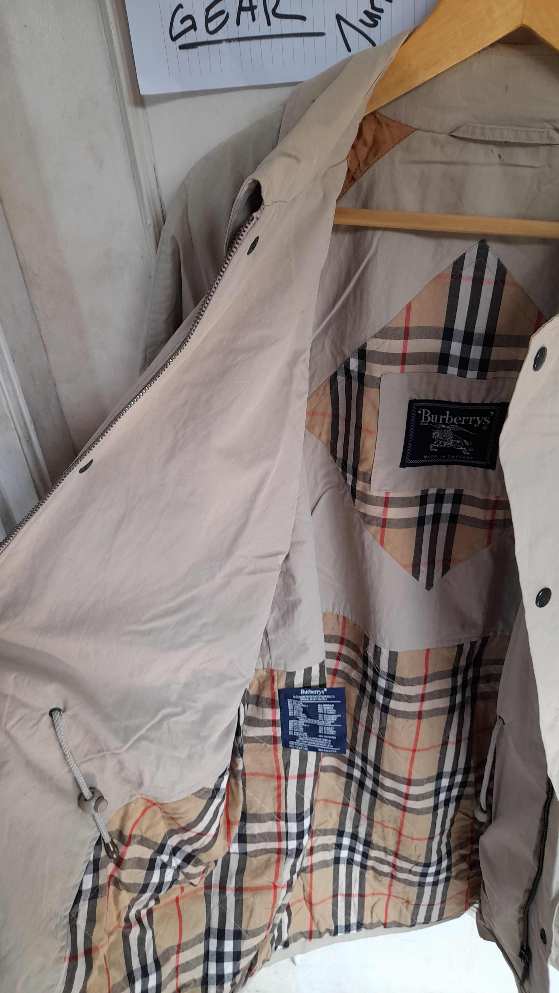 Burberry × Vintage Vintage Burberrys Coat Jacket Size US L / EU 52-54 / 3 - 9 Thumbnail